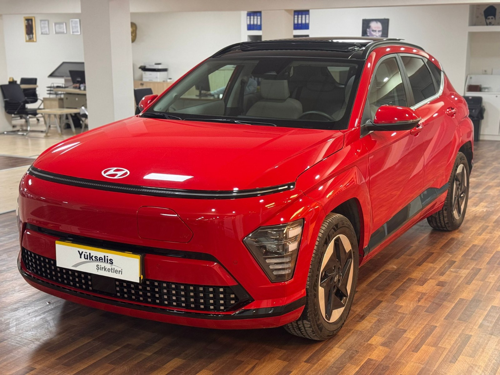 2.El Hyundai Kona SUV EV 115kw Advance Otomatik | Otomatik & Elektrik | Kırmızı | İzmir.2el 2024 Elektrik Otomatik Hyundai Kona Kırmızı Yükseliş Nakil Araçları Turizm Ticaret ve Sanayi Anonim Şirketi