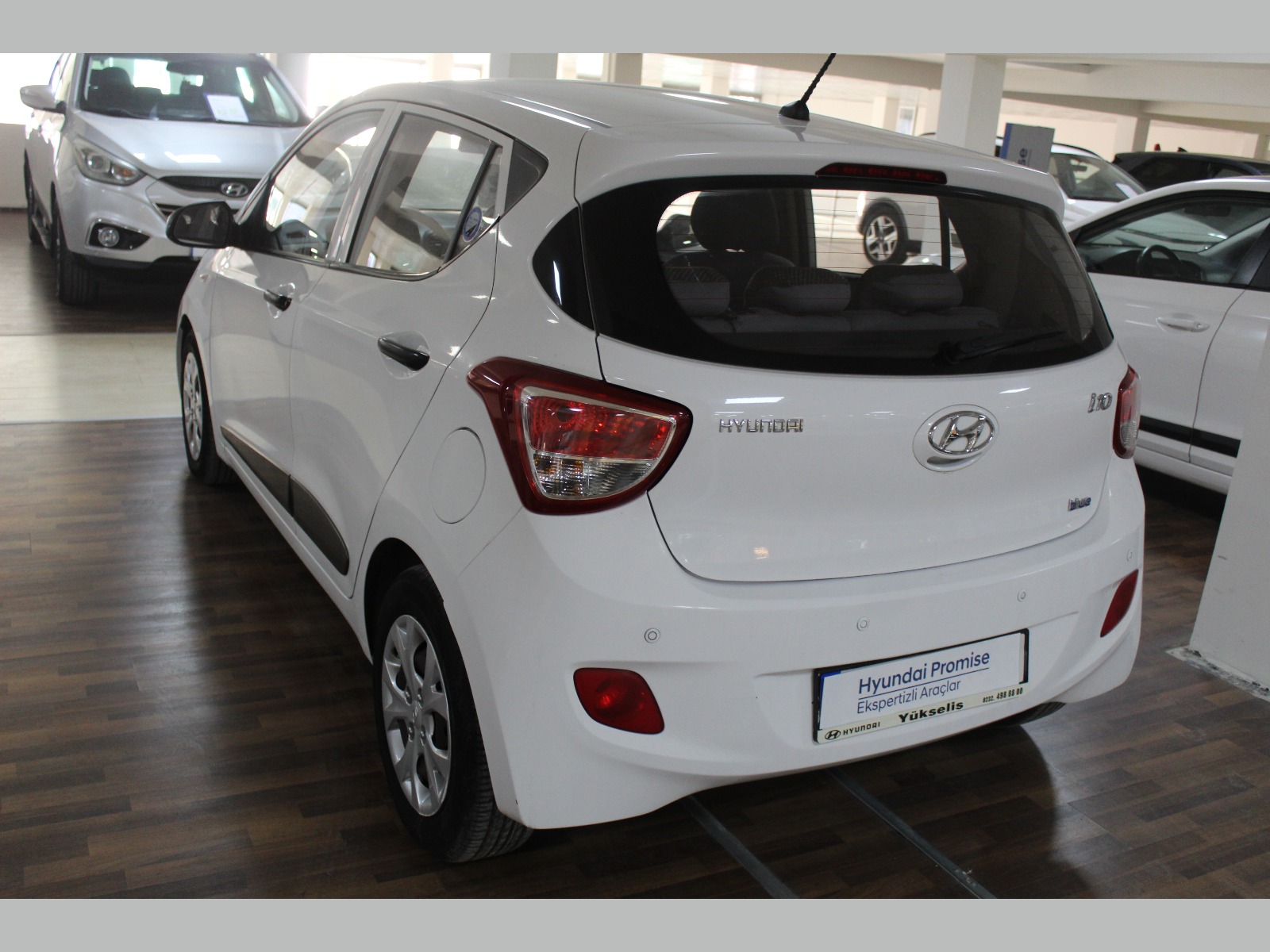 2014 Benzin + LPG Manuel Hyundai i10 Beyaz Yükseliş Nakil Araçları Turizm Ticaret ve Sanayi Anonim Şirketi