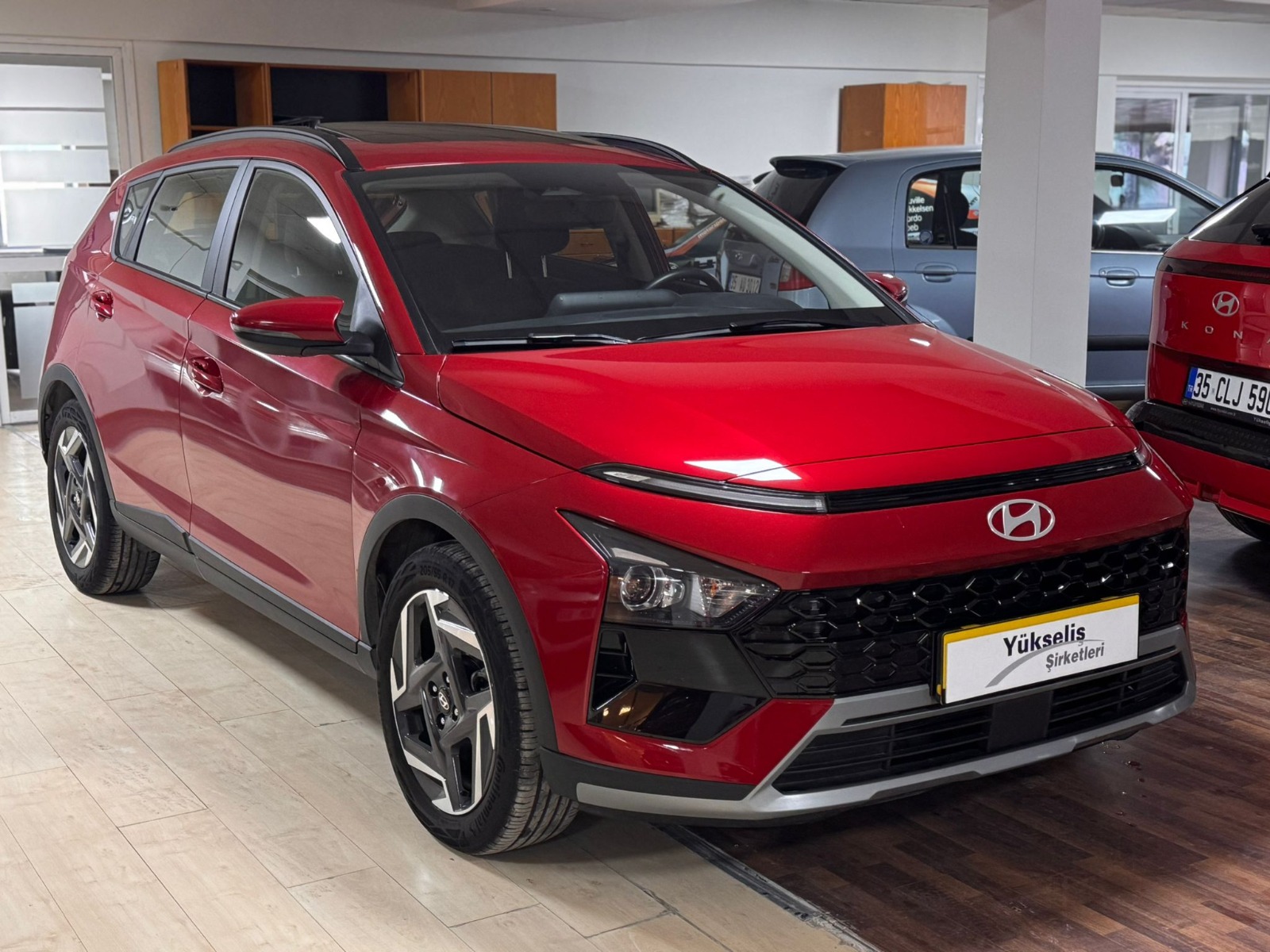 2.El Hyundai Bayon SUV 1.0 T-GDI Style DCT | Otomatik & Benzin | Kırmızı | İzmir.2el 2025 Benzin Otomatik Hyundai Bayon Kırmızı Yükseliş Nakil Araçları Turizm Ticaret ve Sanayi Anonim Şirketi