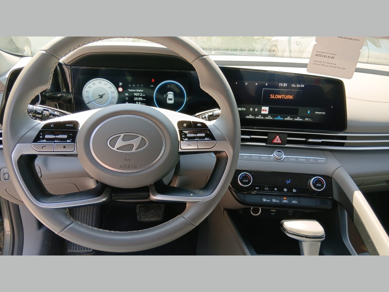 2024 Benzin Otomatik Hyundai Elantra Gri Yükseliş Nakil Araçları Turizm Ticaret ve Sanayi Anonim Şirketi