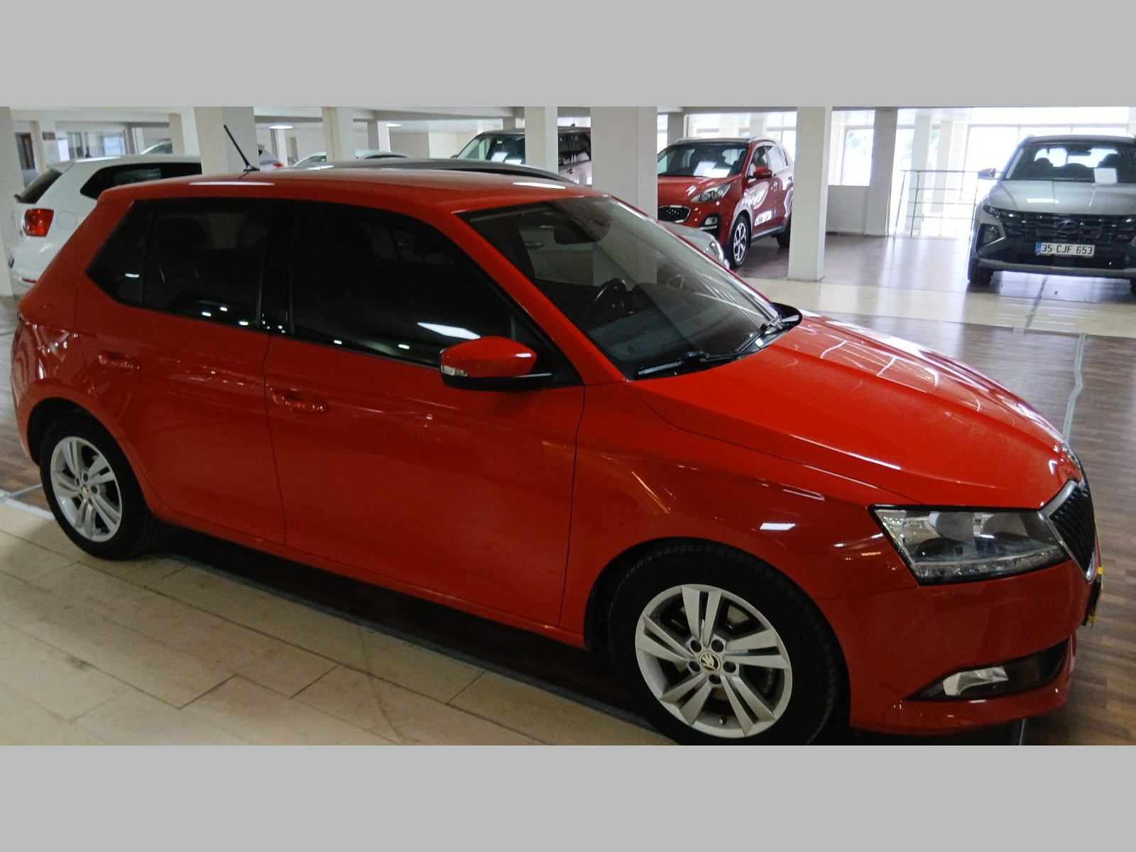 2021 Benzin Otomatik Skoda Fabia Kırmızı Yükseliş Nakil Araçları Turizm Ticaret ve Sanayi Anonim Şirketi