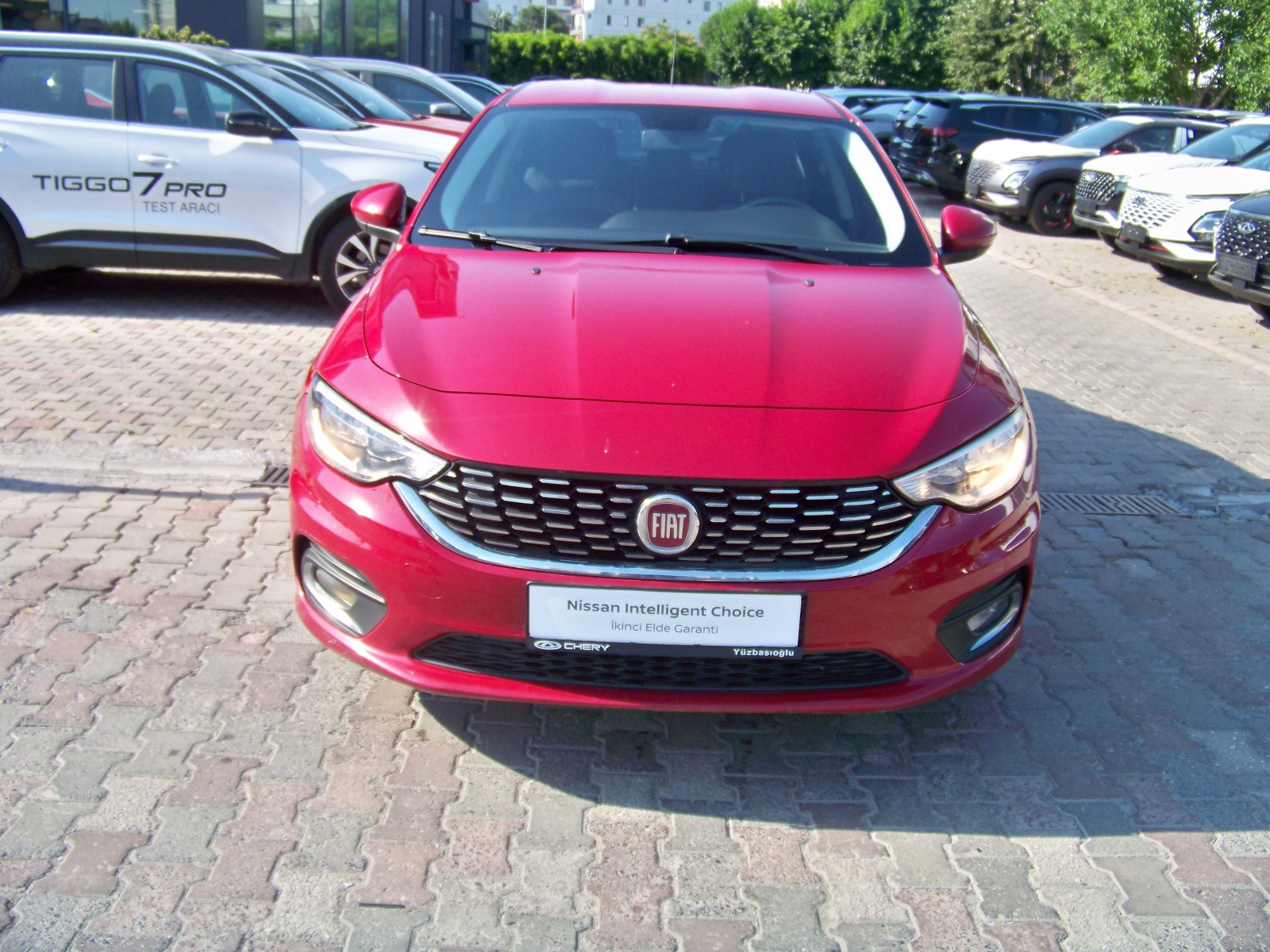 2017 Benzin Manuel Fiat Egea Kırmızı Yüzbaşıoğlu Otomotiv Mam. San ve Tic A.Ş.