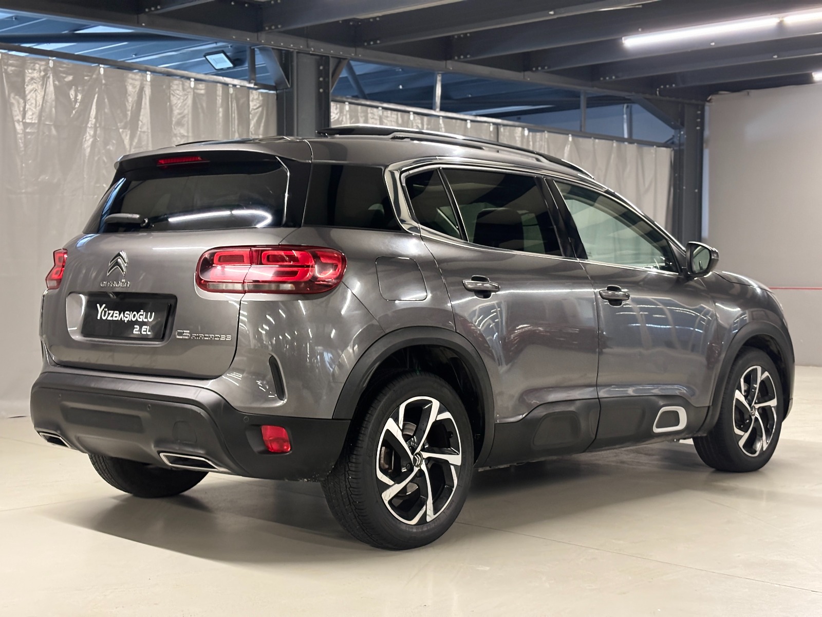 2019 Dizel Otomatik Citroen C5 AirCross Gri Yüzbaşıoğlu Otomotiv Mam. San ve Tic A.Ş.
