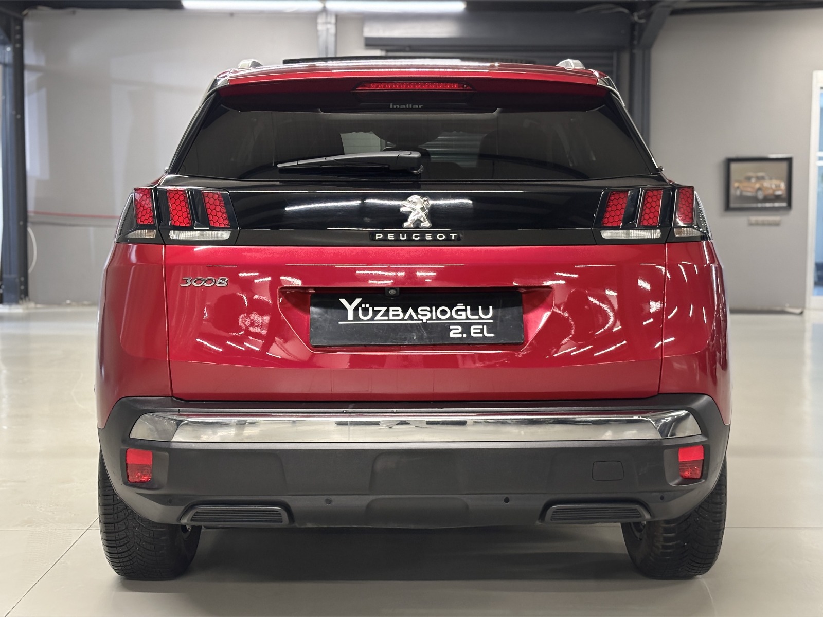 2019 Dizel Otomatik Peugeot 3008 Kırmızı Yüzbaşıoğlu Otomotiv Mam. San ve Tic A.Ş.