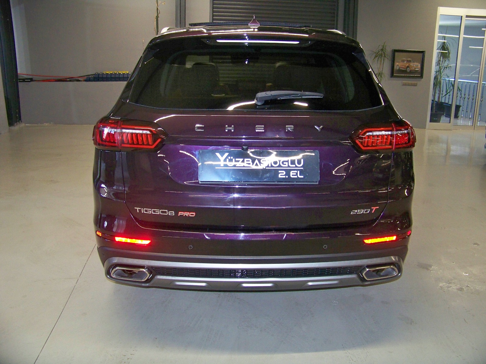 2023 Benzin Otomatik Chery Tiggo 8 Pro Mor Yüzbaşıoğlu Otomotiv Mam. San ve Tic A.Ş.