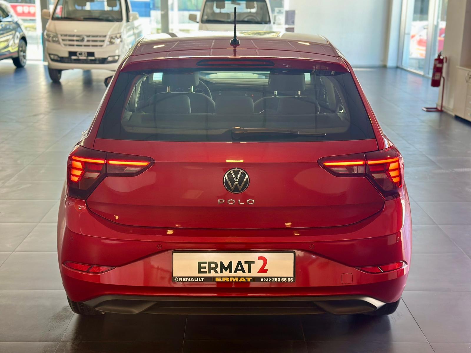 2023 Benzin Otomatik Volkswagen Polo Kırmızı Ermat Motorlu Araçlar ve Tarım Ürünleri Sanayi Ticaret A.Ş.