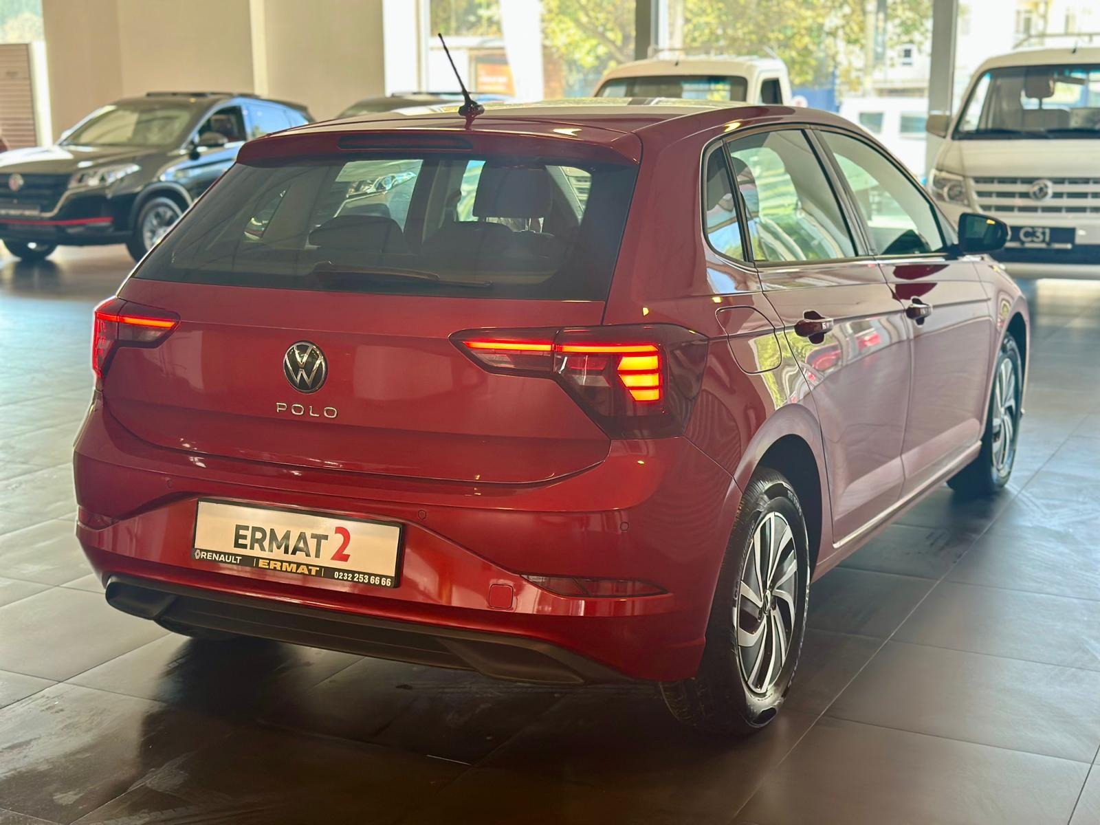 2023 Benzin Otomatik Volkswagen Polo Kırmızı Ermat Motorlu Araçlar ve Tarım Ürünleri Sanayi Ticaret A.Ş.