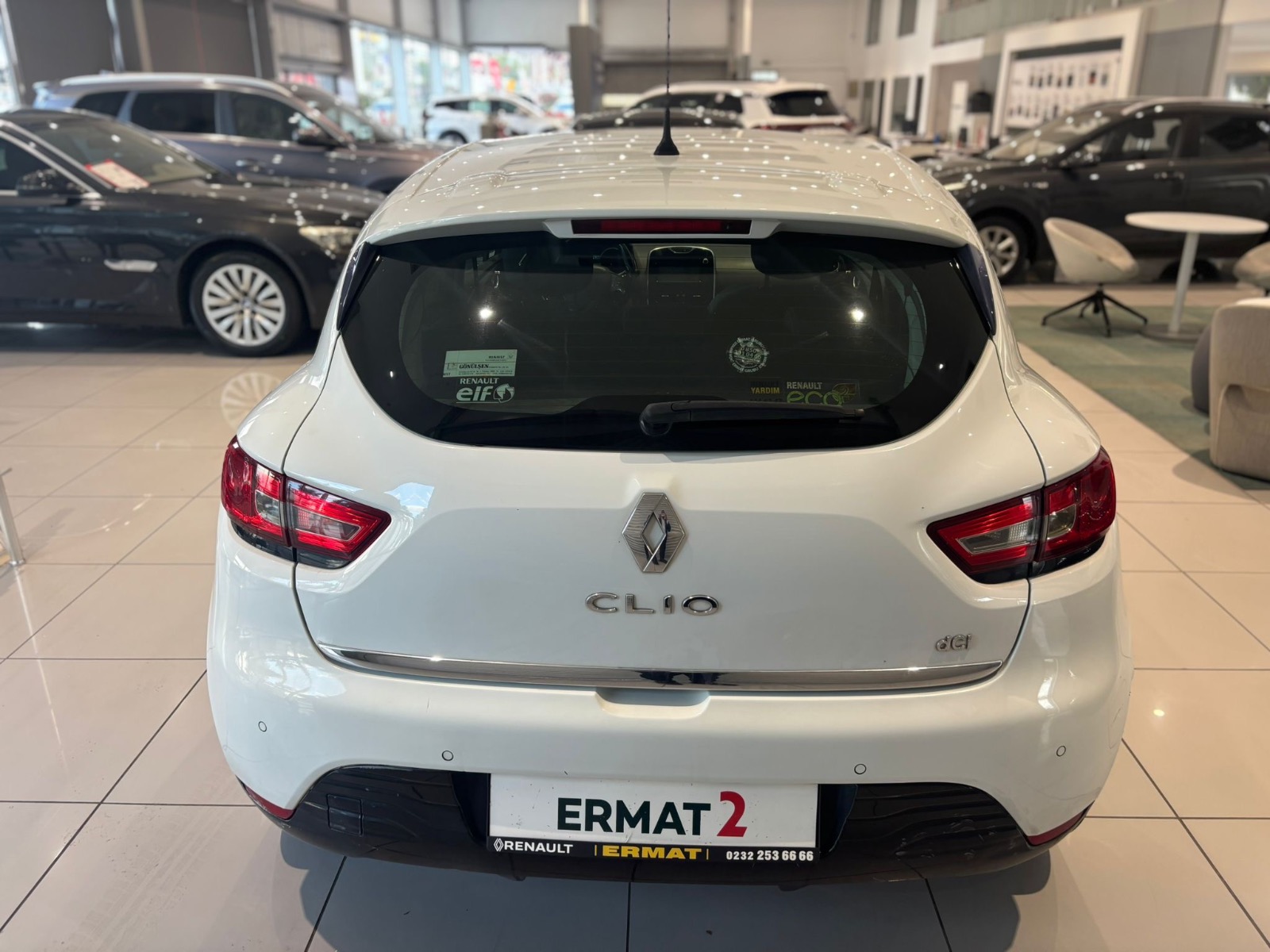 2016 Dizel Otomatik Renault Clio Beyaz Ermat Motorlu Araçlar ve Tarım Ürünleri Sanayi Ticaret A.Ş.