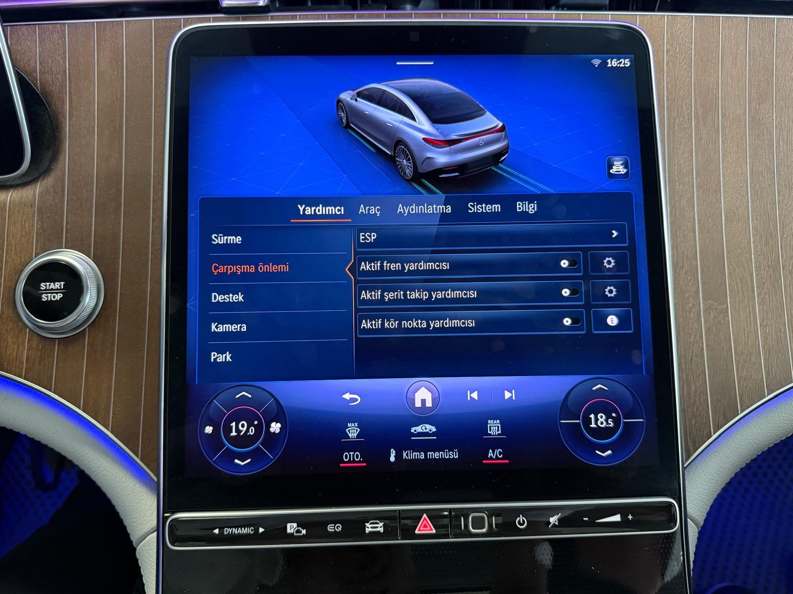2023 Elektrik Otomatik Mercedes-Benz EQE Siyah Ermat Motorlu Araçlar ve Tarım Ürünleri Sanayi Ticaret A.Ş.