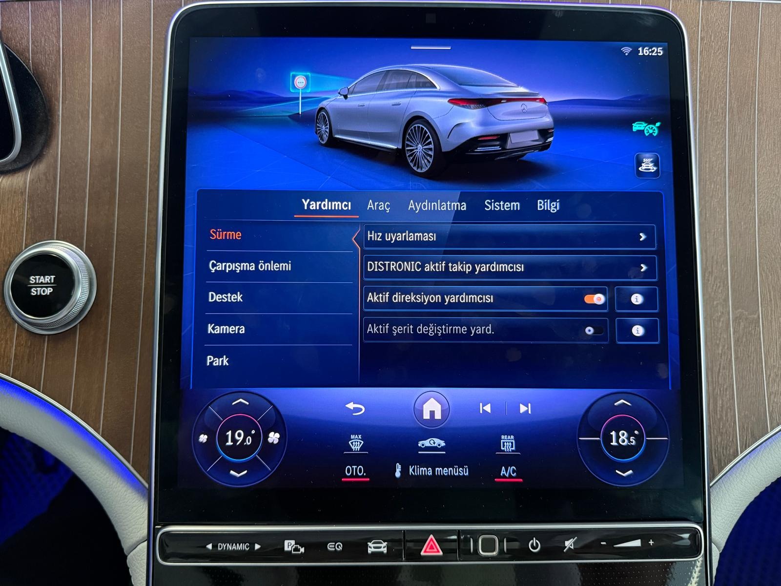2023 Elektrik Otomatik Mercedes-Benz EQE Siyah Ermat Motorlu Araçlar ve Tarım Ürünleri Sanayi Ticaret A.Ş.