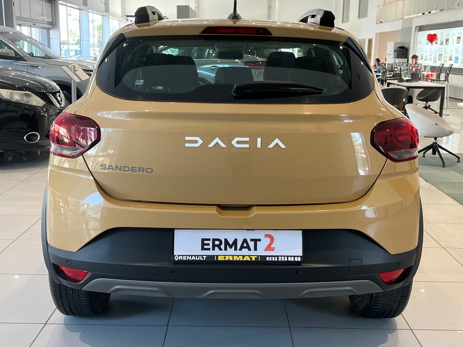 2024 Benzin Otomatik Dacia Sandero Sarı Ermat Motorlu Araçlar ve Tarım Ürünleri Sanayi Ticaret A.Ş.