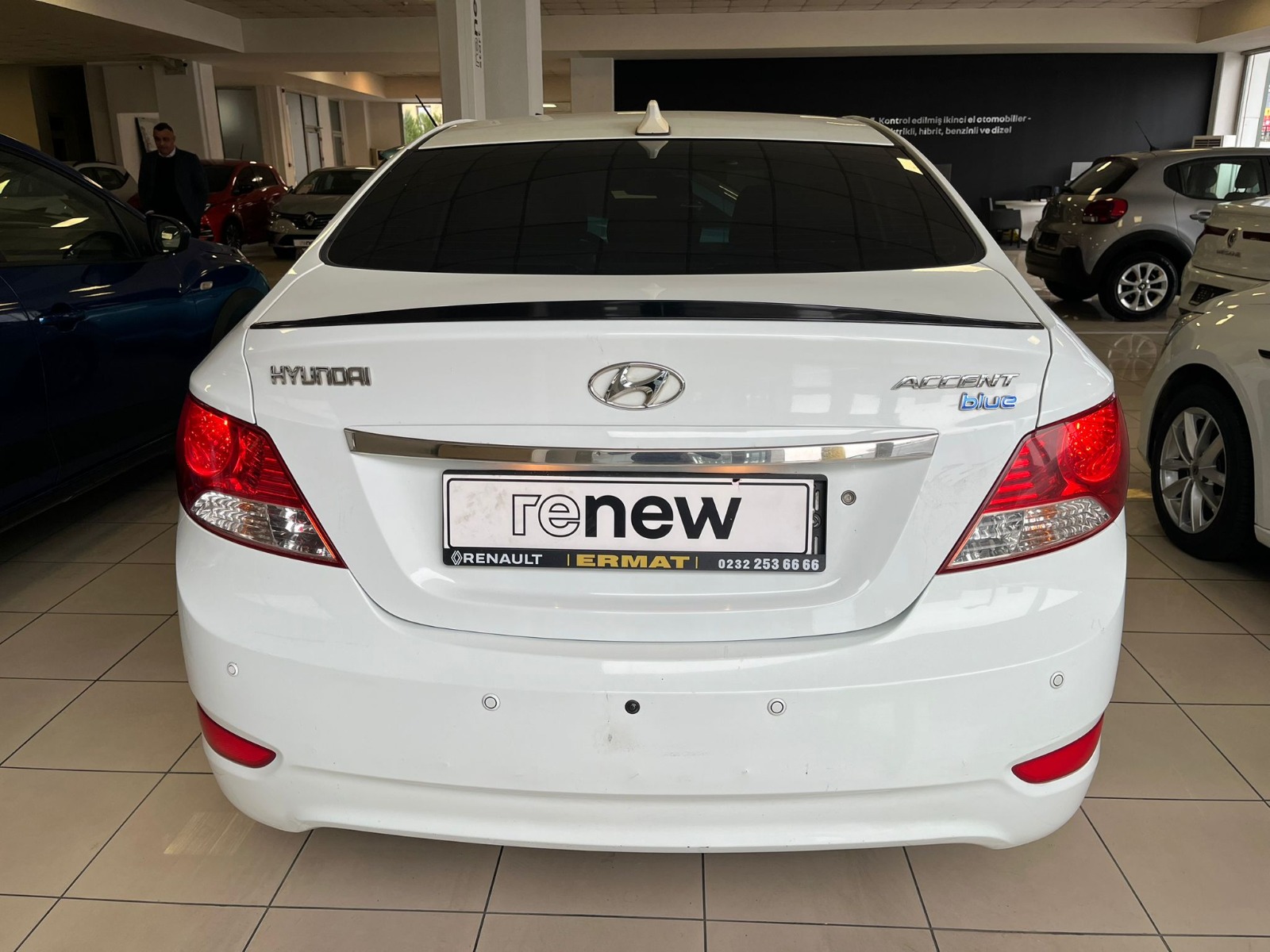 2013 Dizel Manuel Hyundai Accent Blue Beyaz Ermat Motorlu Araçlar ve Tarım Ürünleri Sanayi Ticaret A.Ş.