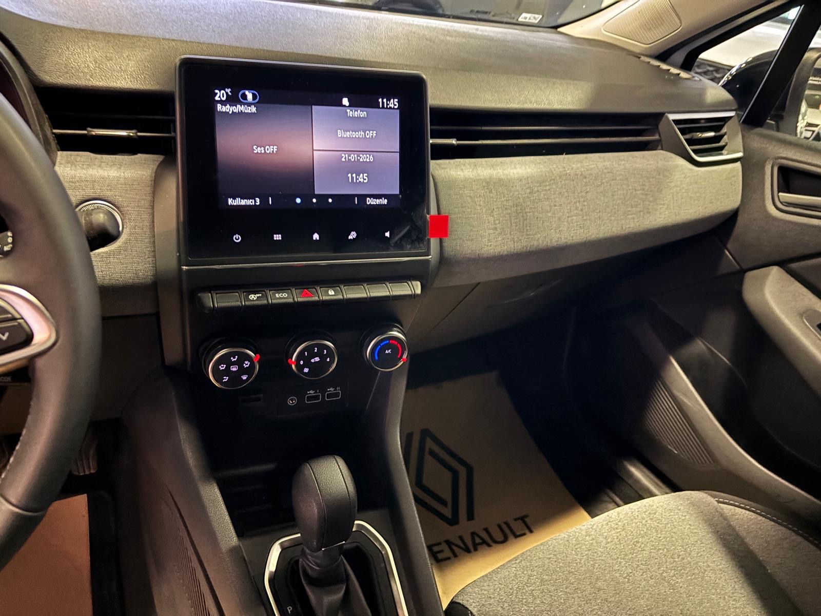 2025 Benzin Otomatik Renault Clio Beyaz Ermat Motorlu Araçlar ve Tarım Ürünleri Sanayi Ticaret A.Ş.