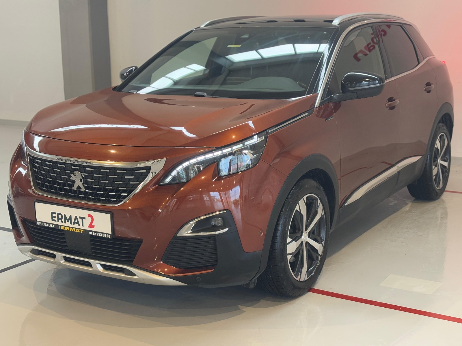 2018 Dizel Otomatik Peugeot 3008 Turuncu Ermat Motorlu Araçlar ve Tarım Ürünleri Sanayi Ticaret A.Ş.