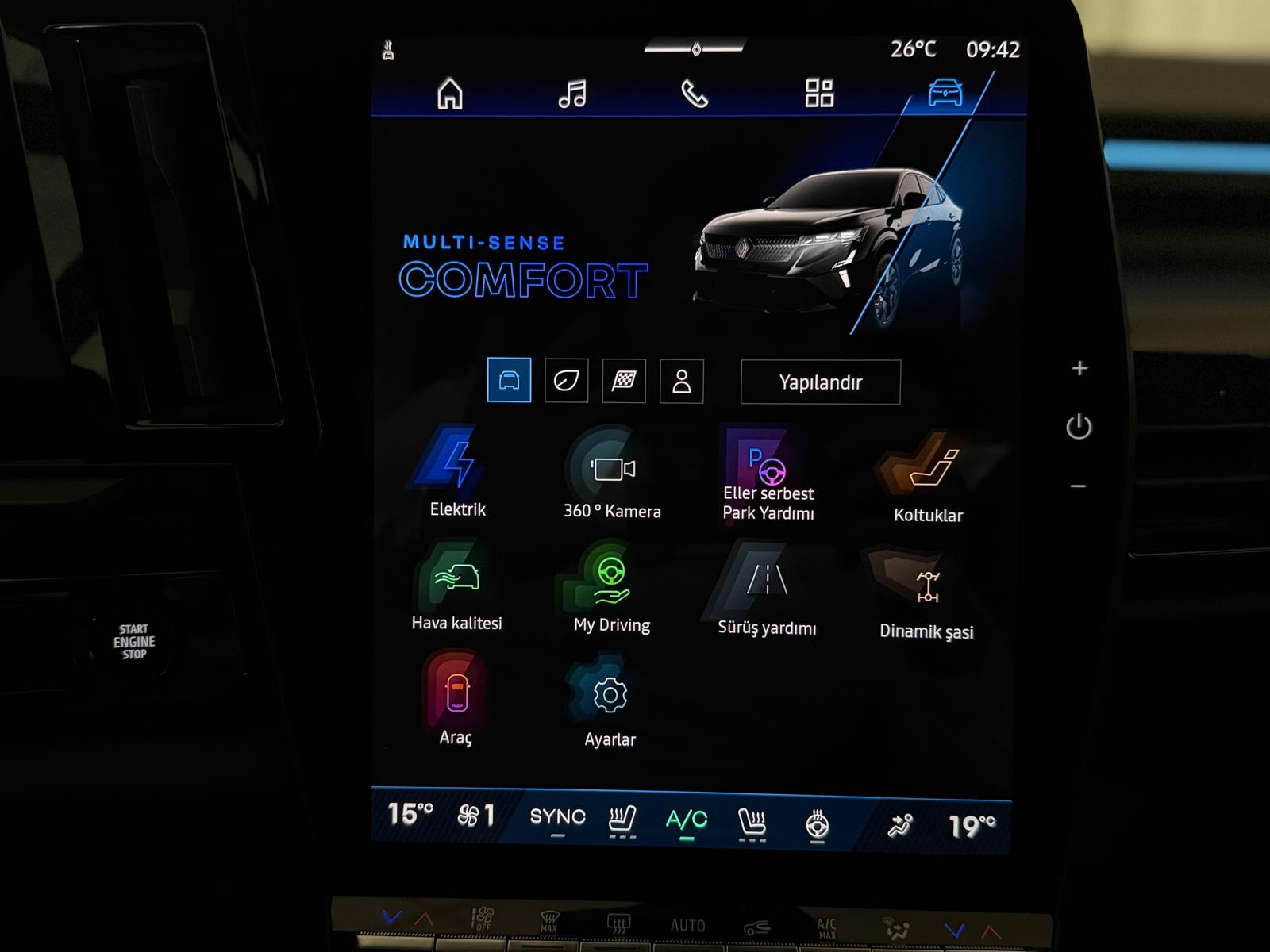 2024 Hybrid Otomatik Renault Rafale Siyah Ermat Motorlu Araçlar ve Tarım Ürünleri Sanayi Ticaret A.Ş.