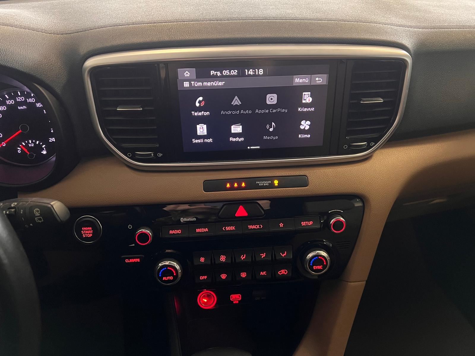 2021 Dizel Otomatik Kia Sportage Kahverengi Ermat Motorlu Araçlar ve Tarım Ürünleri Sanayi Ticaret A.Ş.