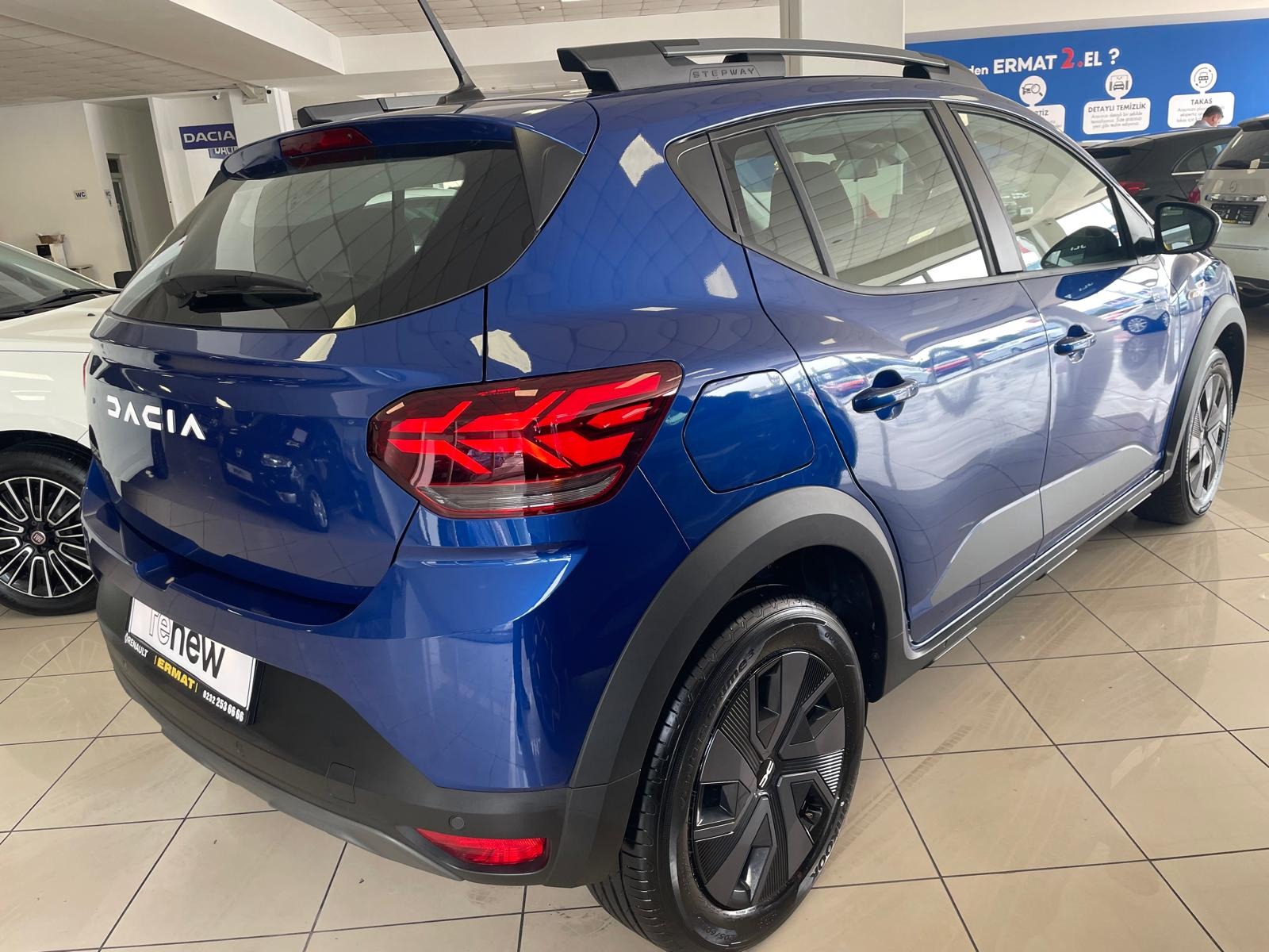 2024 Benzin Otomatik Dacia Sandero Mavi Ermat Motorlu Araçlar ve Tarım Ürünleri Sanayi Ticaret A.Ş.