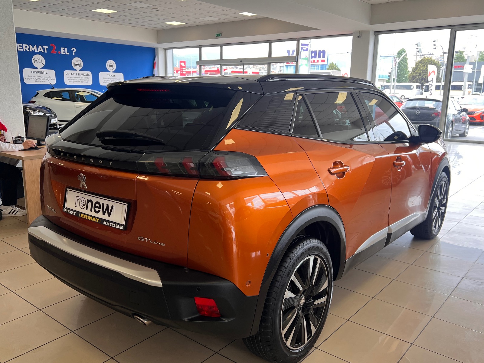 2020 Dizel Otomatik Peugeot 2008 Turuncu Ermat Motorlu Araçlar ve Tarım Ürünleri Sanayi Ticaret A.Ş.