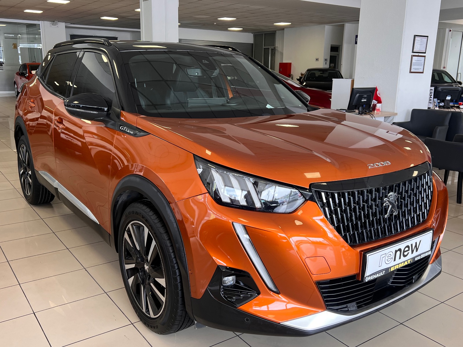 2020 Dizel Otomatik Peugeot 2008 Turuncu Ermat Motorlu Araçlar ve Tarım Ürünleri Sanayi Ticaret A.Ş.