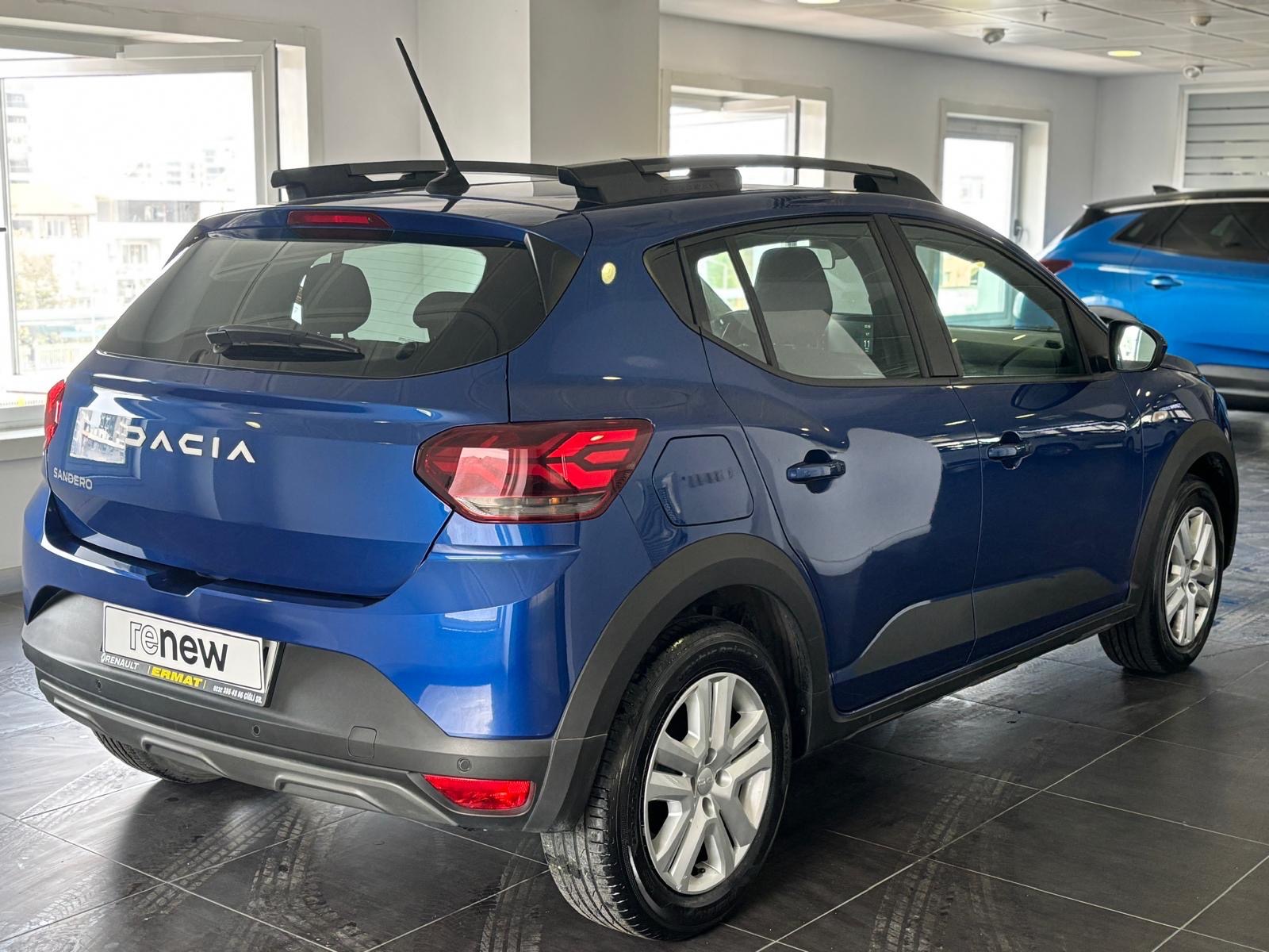 2023 Benzin Otomatik Dacia Sandero Stepway Mavi Ermat Motorlu Araçlar ve Tarım Ürünleri Sanayi Ticaret A.Ş.