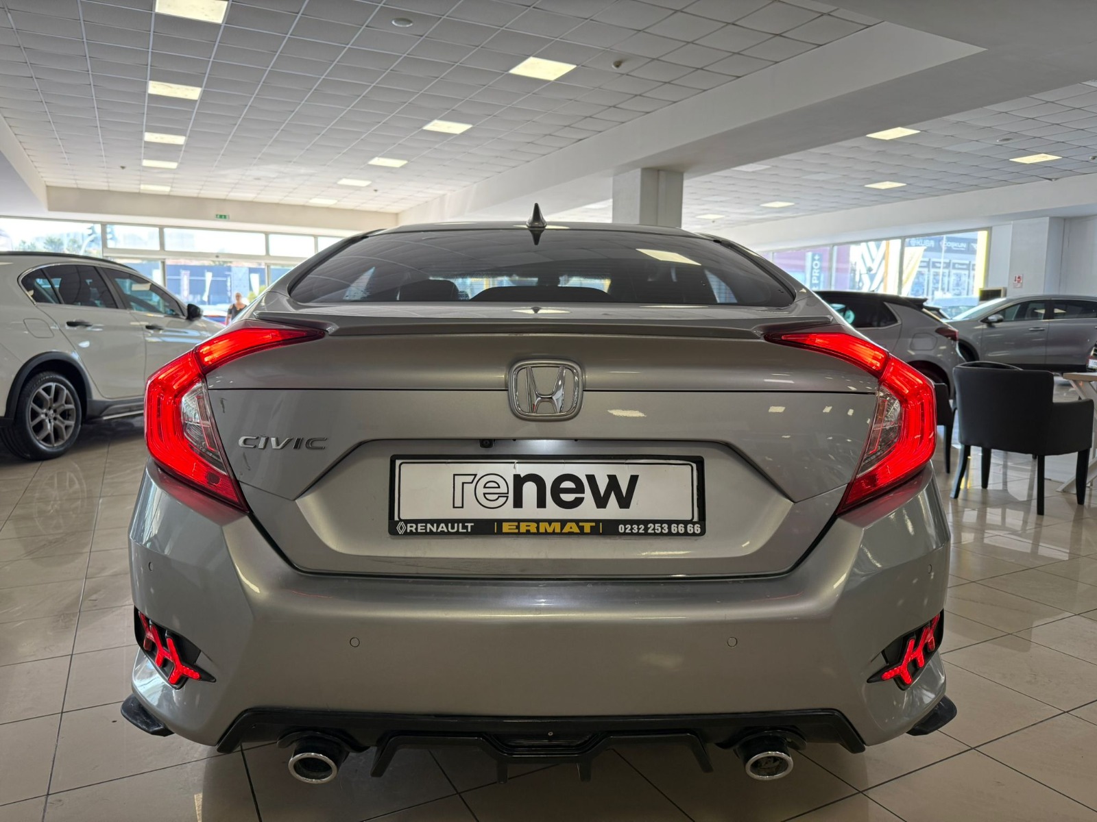 2020 Benzin + LPG Otomatik Honda Civic Gümüş Gri Ermat Motorlu Araçlar ve Tarım Ürünleri Sanayi Ticaret A.Ş.