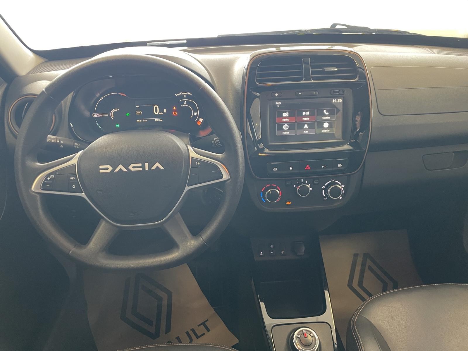 2023 Elektrik Otomatik Dacia Spring Gri Ermat Motorlu Araçlar ve Tarım Ürünleri Sanayi Ticaret A.Ş.