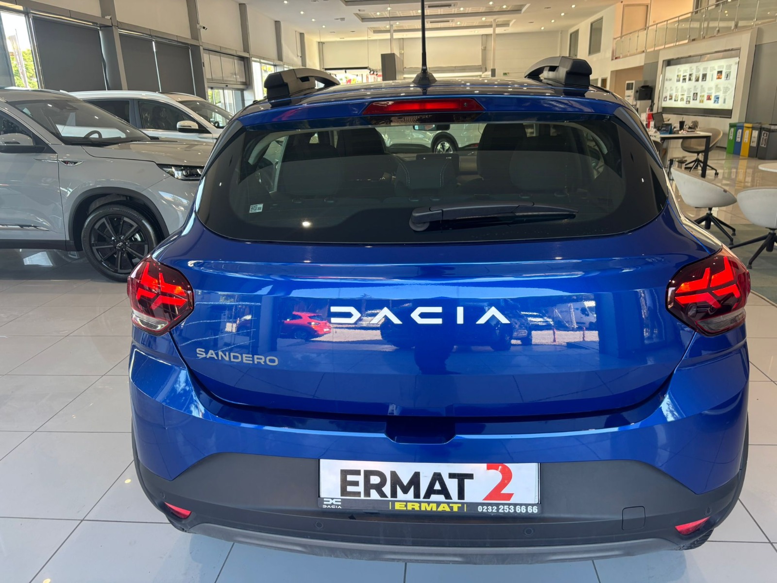 2024 Benzin Otomatik Dacia Sandero Mavi Ermat Motorlu Araçlar ve Tarım Ürünleri Sanayi Ticaret A.Ş.