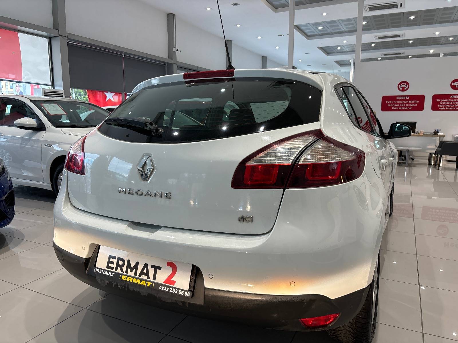 2015 Dizel Otomatik Renault Megane Beyaz Ermat 2.El