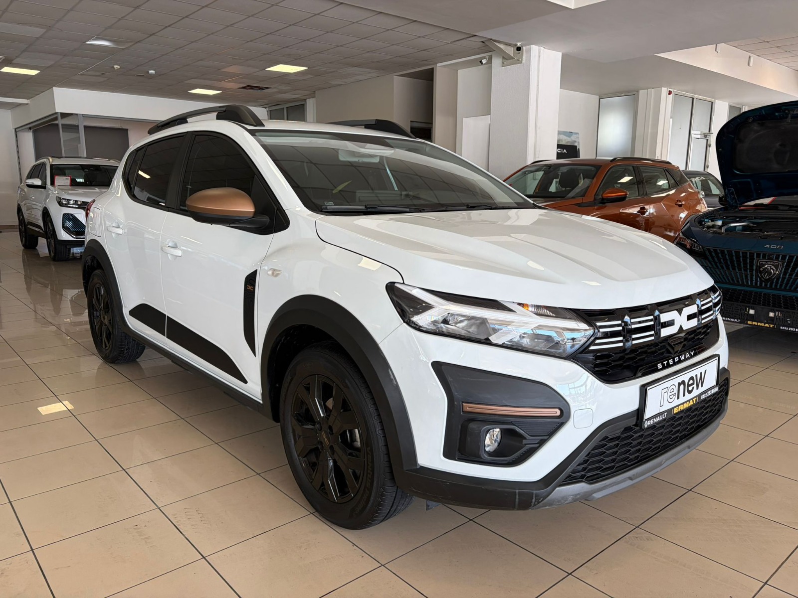 2024 Benzin Otomatik Dacia Sandero Stepway Beyaz Ermat Motorlu Araçlar ve Tarım Ürünleri Sanayi Ticaret A.Ş.