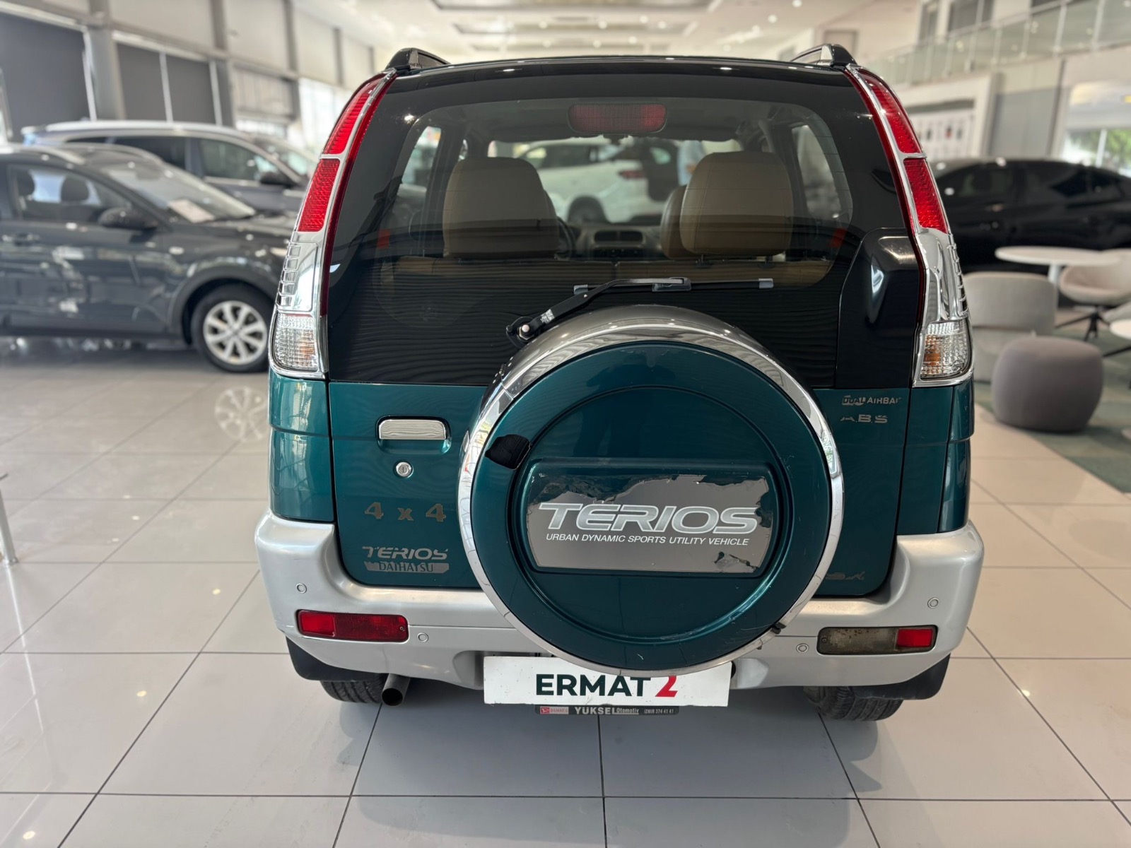 2005 Benzin + LPG Otomatik Daihatsu Terios Yeşil Ermat Motorlu Araçlar ve Tarım Ürünleri Sanayi Ticaret A.Ş.