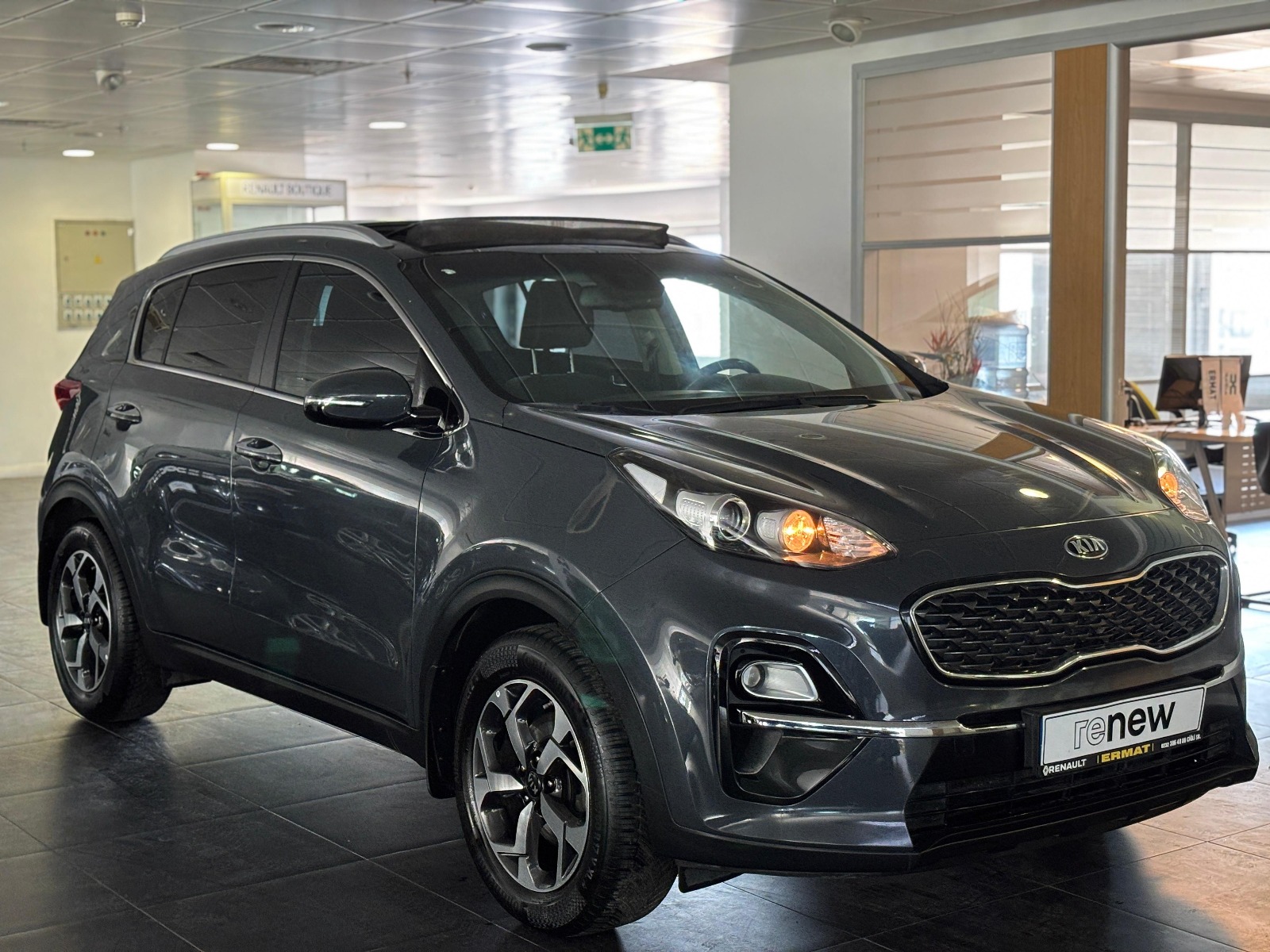 2020 Dizel Otomatik Kia Sportage Gri Ermat Motorlu Araçlar ve Tarım Ürünleri Sanayi Ticaret A.Ş.