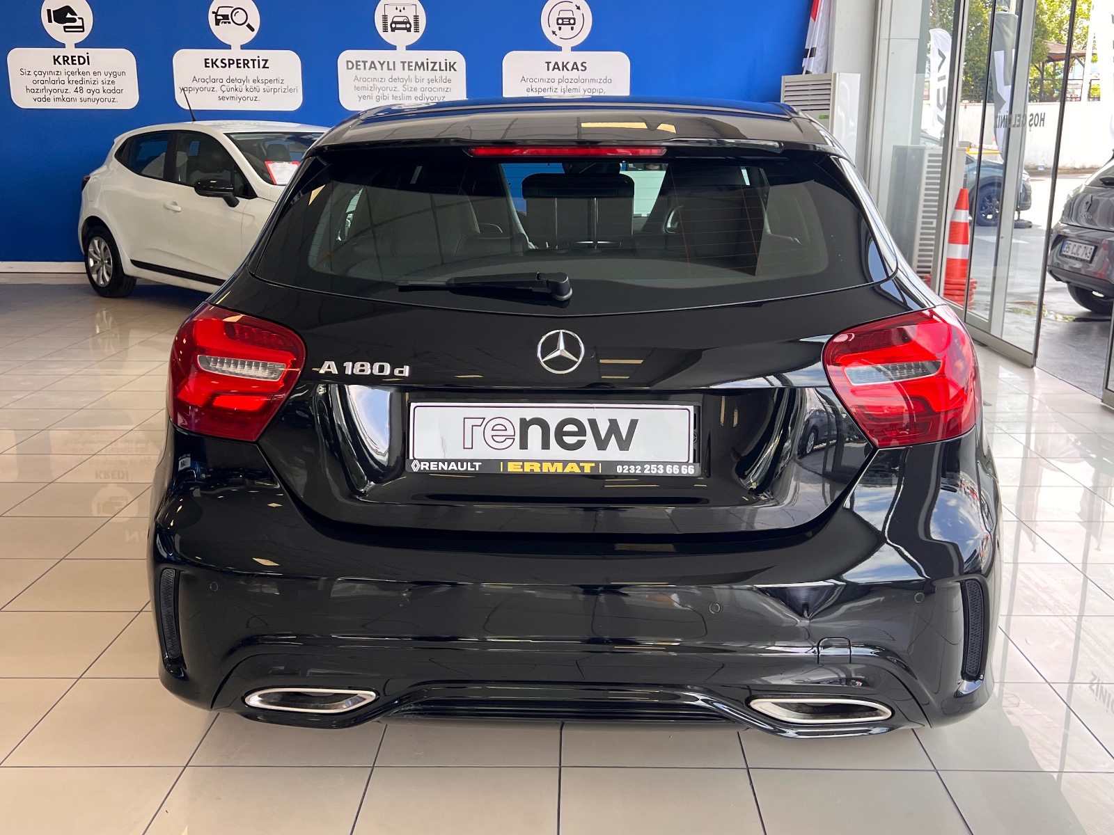2018 Dizel Otomatik Mercedes-Benz A Siyah Ermat Motorlu Araçlar ve Tarım Ürünleri Sanayi Ticaret A.Ş.
