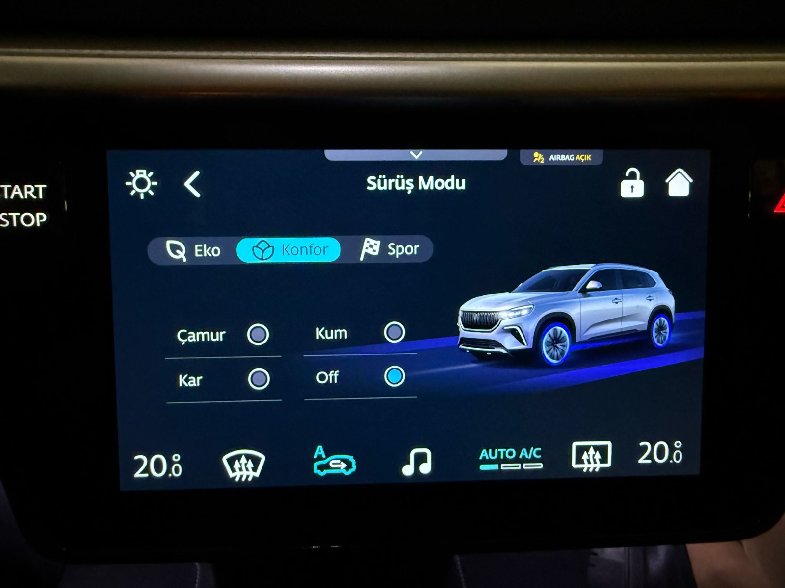 2023 Elektrik Otomatik TOGG T10X V2 AWD  Kırmızı Ermat Motorlu Araçlar ve Tarım Ürünleri Sanayi Ticaret A.Ş.