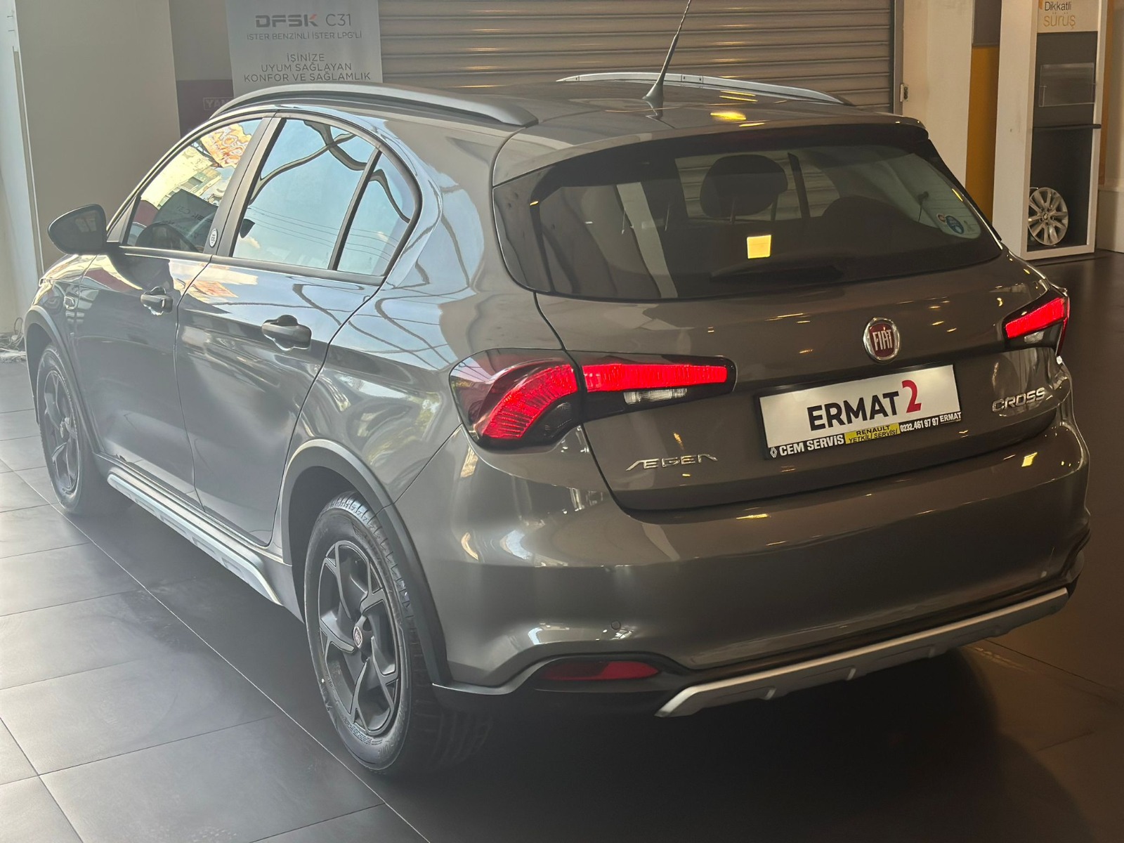 2023 Benzin Manuel Fiat Egea Gri Ermat Motorlu Araçlar ve Tarım Ürünleri Sanayi Ticaret A.Ş.