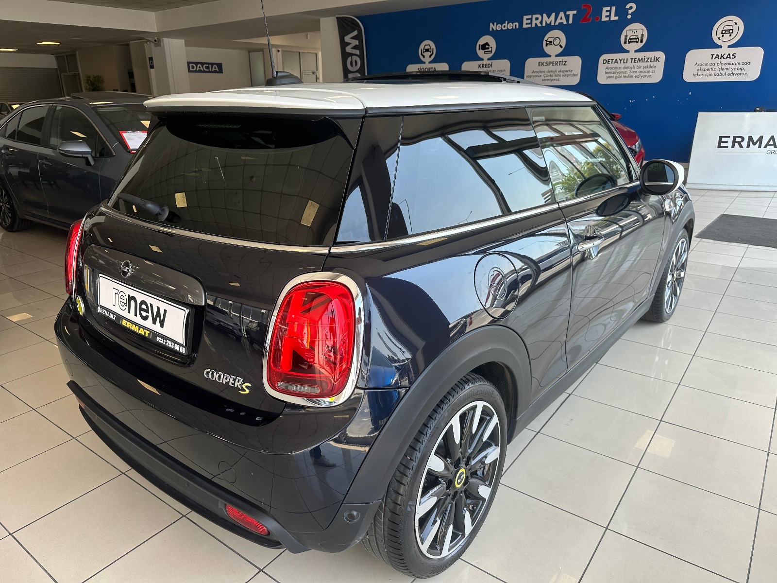 2020 Elektrik Otomatik Mini Cooper Beyaz Ermat Motorlu Araçlar ve Tarım Ürünleri Sanayi Ticaret A.Ş.