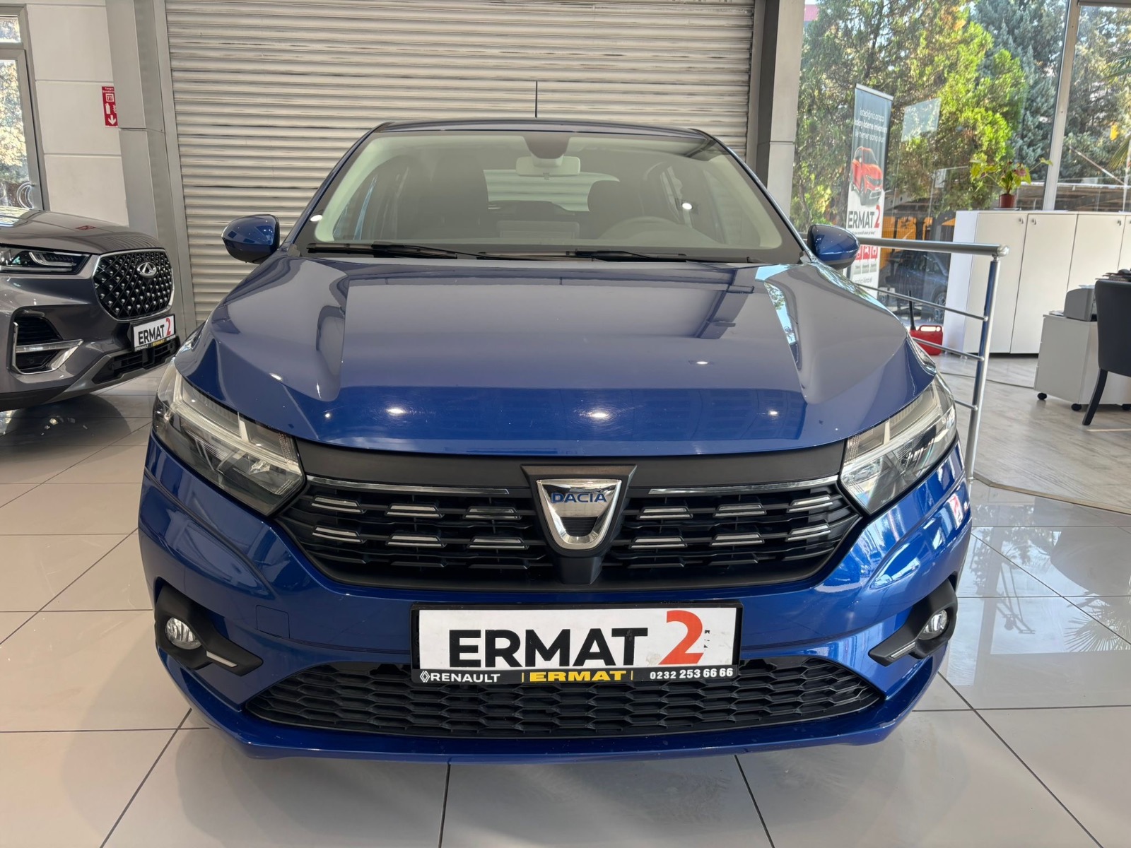 2021 Benzin Otomatik Dacia Sandero Mavi Ermat Motorlu Araçlar ve Tarım Ürünleri Sanayi Ticaret A.Ş.