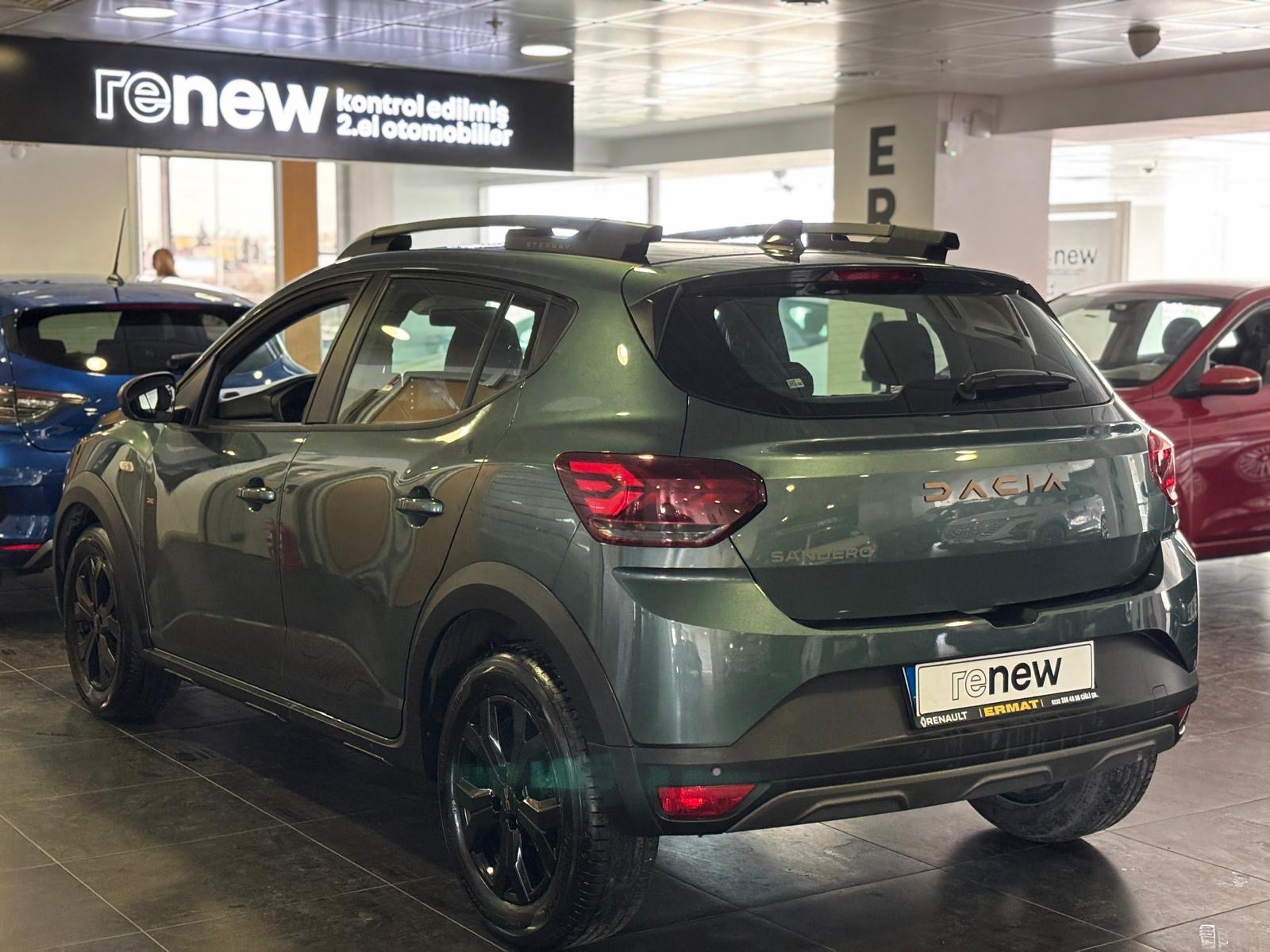 2025 Benzin Otomatik Dacia Sandero Stepway Yeşil Ermat Motorlu Araçlar ve Tarım Ürünleri Sanayi Ticaret A.Ş.