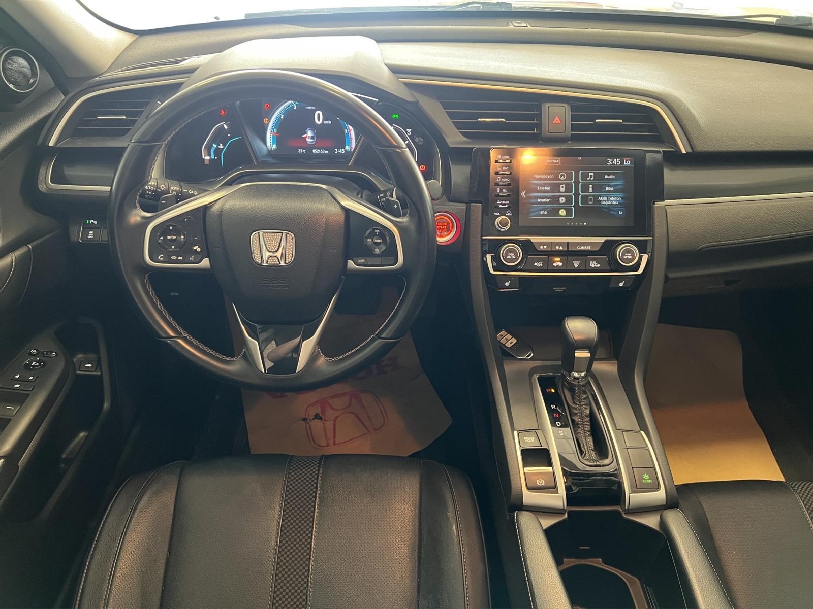 2019 Benzin + LPG Otomatik Honda Civic Beyaz Ermat Motorlu Araçlar ve Tarım Ürünleri Sanayi Ticaret A.Ş.