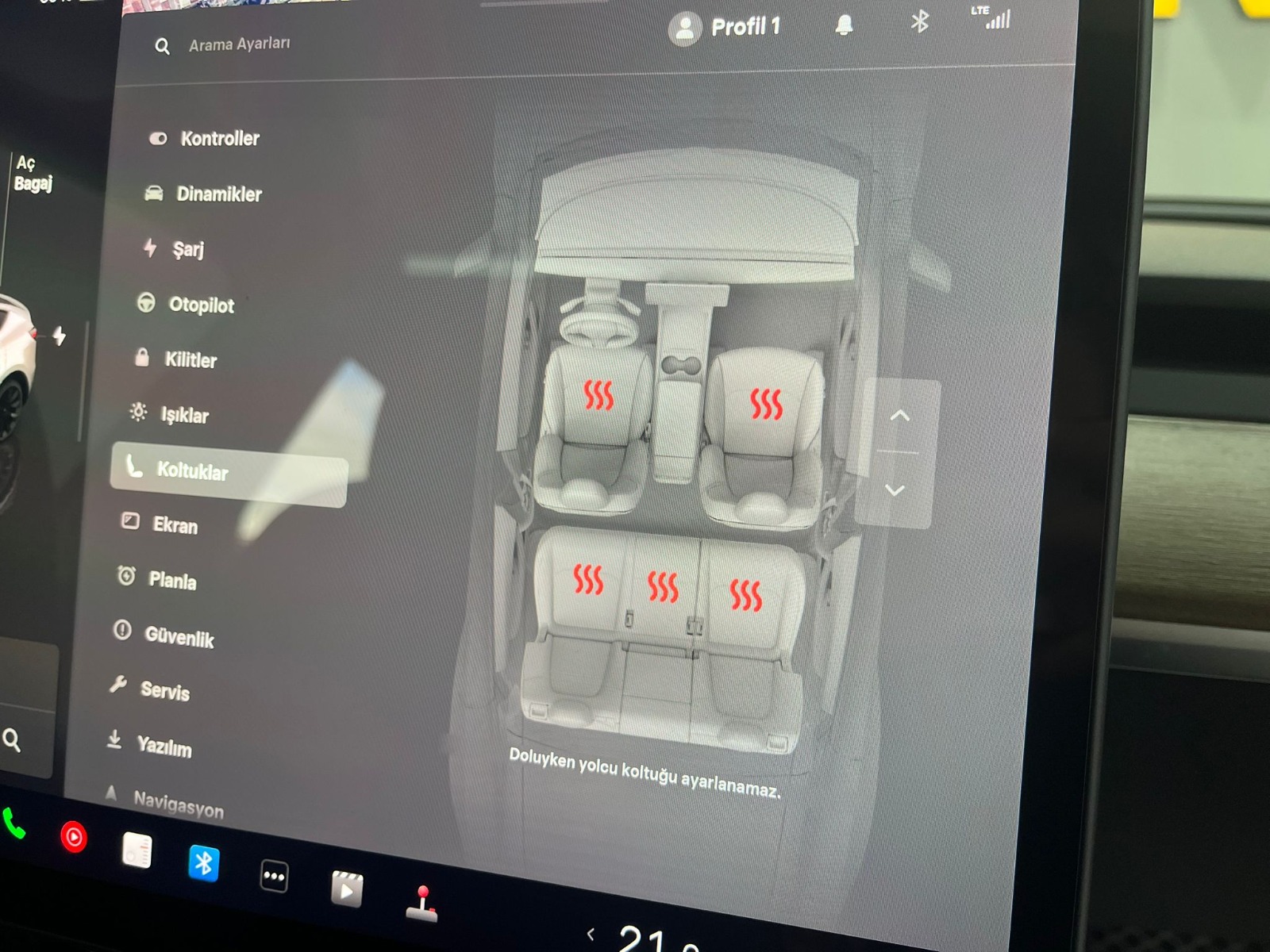 2023 Elektrik Otomatik Tesla Model Y Beyaz Gürel Tasarım Aksesuar Otomotiv San. Tic. Ltd. Şti.