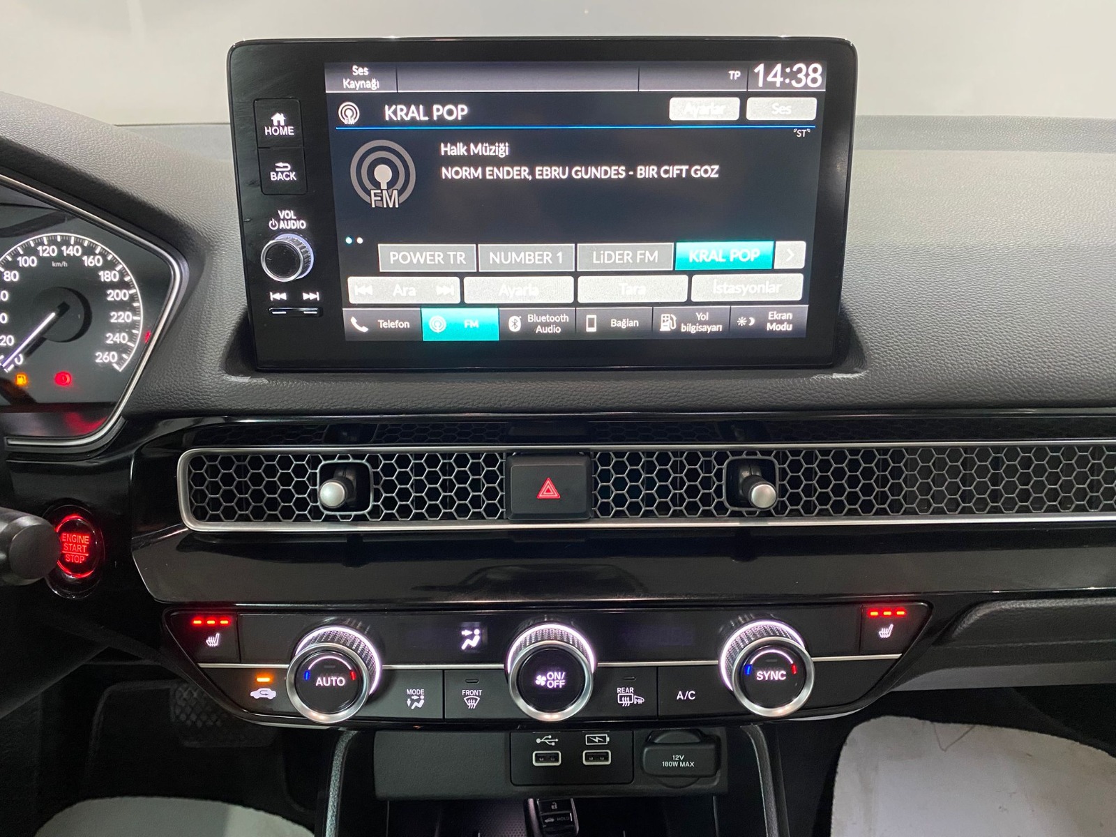 2023 Benzin + LPG Otomatik Honda Civic Siyah Gürel Tasarım Aksesuar Otomotiv San. Tic. Ltd. Şti.