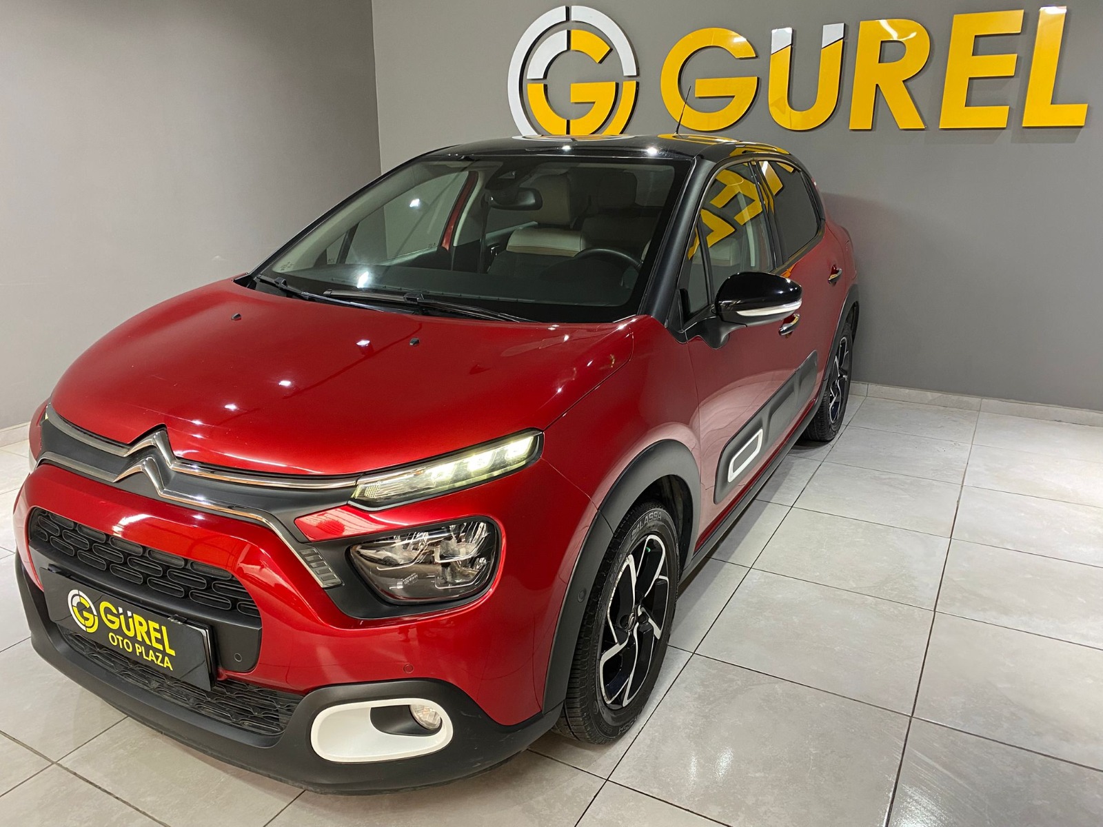 2020 Benzin Otomatik Citroen C3 Kırmızı Gürel Tasarım Aksesuar Otomotiv San. Tic. Ltd. Şti.