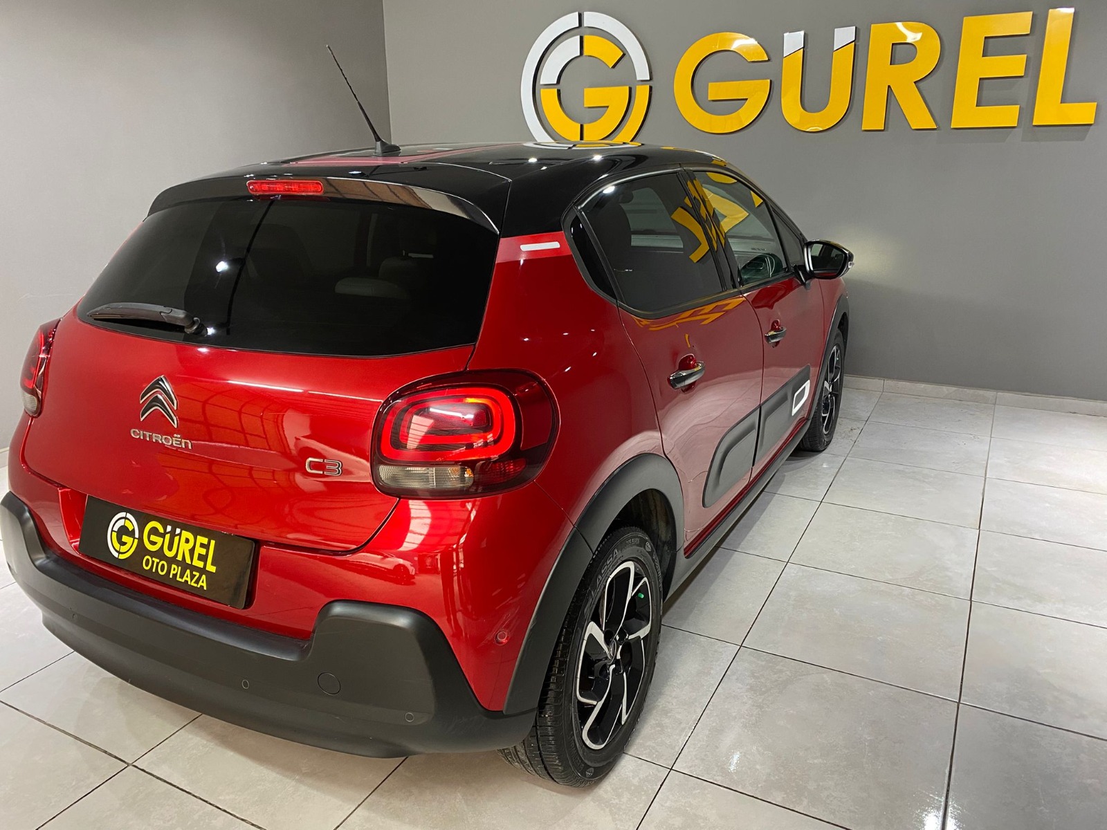 2020 Benzin Otomatik Citroen C3 Kırmızı Gürel Tasarım Aksesuar Otomotiv San. Tic. Ltd. Şti.