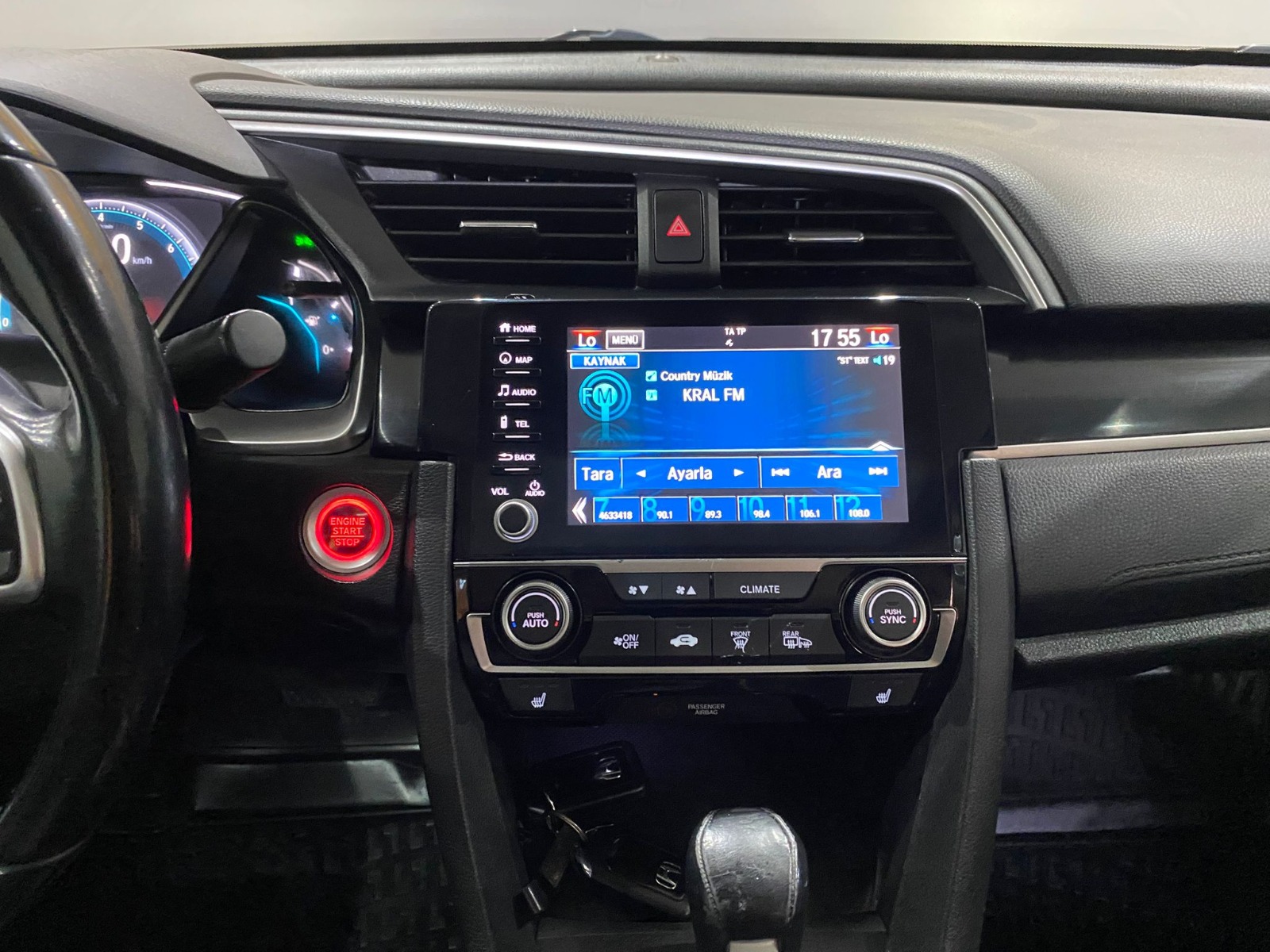 2020 Benzin + LPG Otomatik Honda Civic Gri Gürel Tasarım Aksesuar Otomotiv San. Tic. Ltd. Şti.