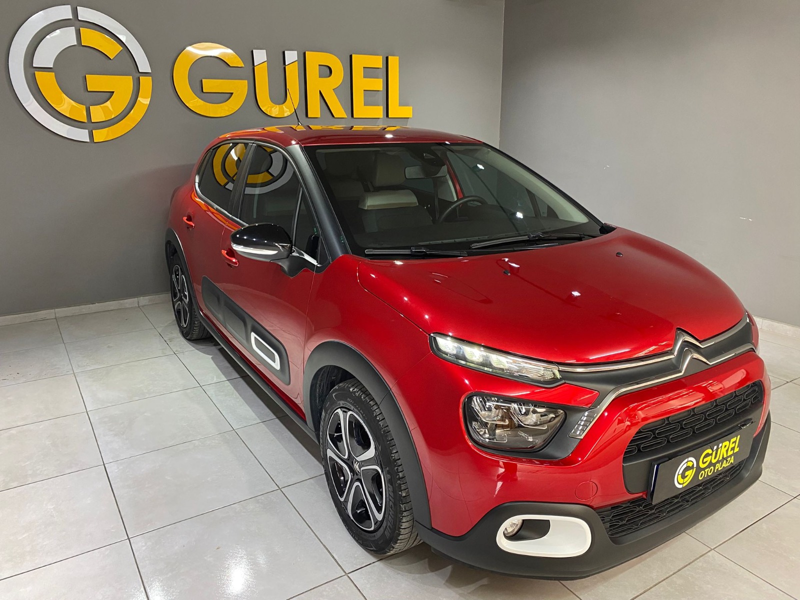 2024 Benzin Otomatik Citroen C3 Kırmızı Gürel Tasarım Aksesuar Otomotiv San. Tic. Ltd. Şti.