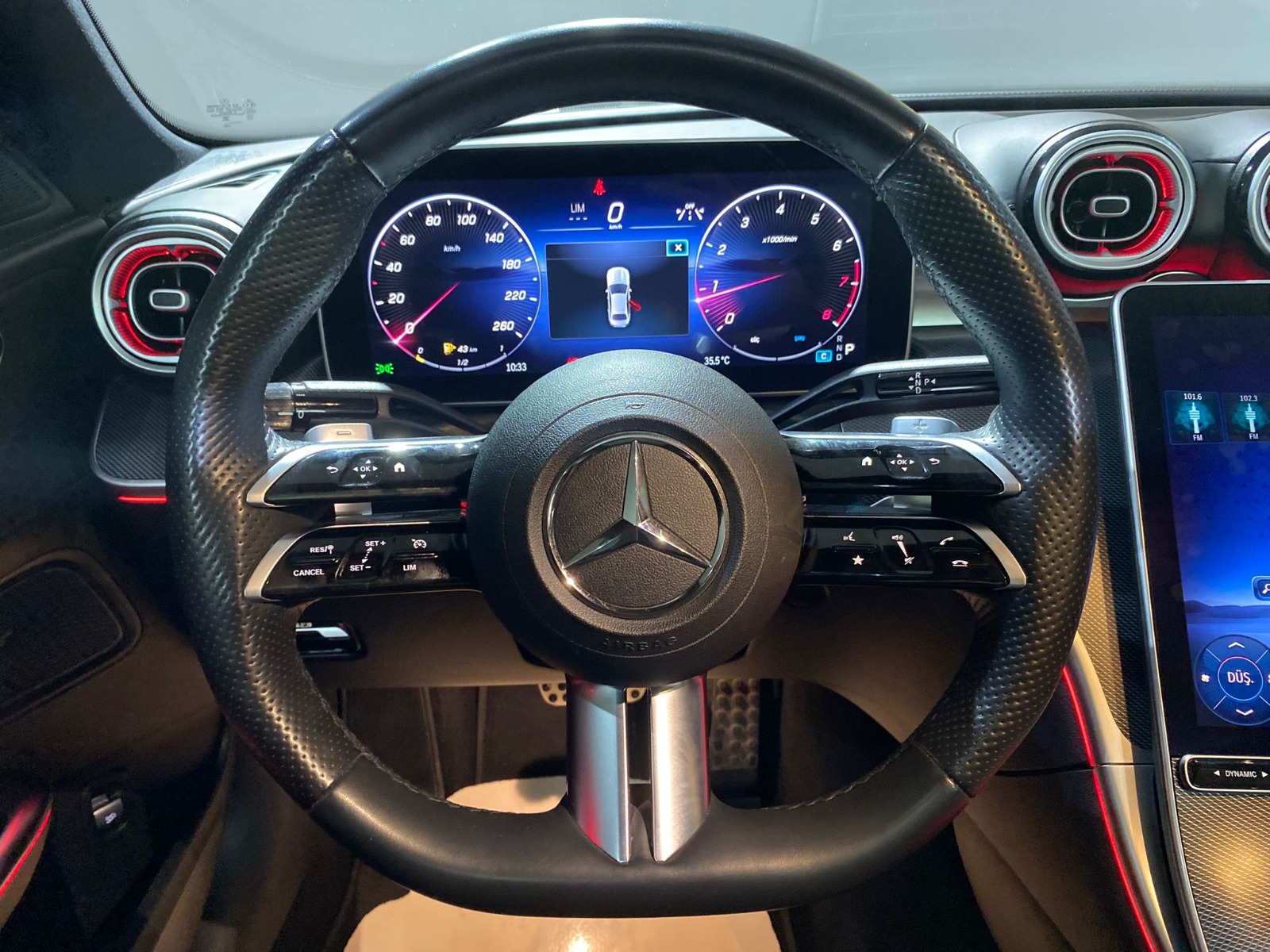2023 MHEV Otomatik Mercedes-Benz C Gri Gürel Tasarım Aksesuar Otomotiv San. Tic. Ltd. Şti.