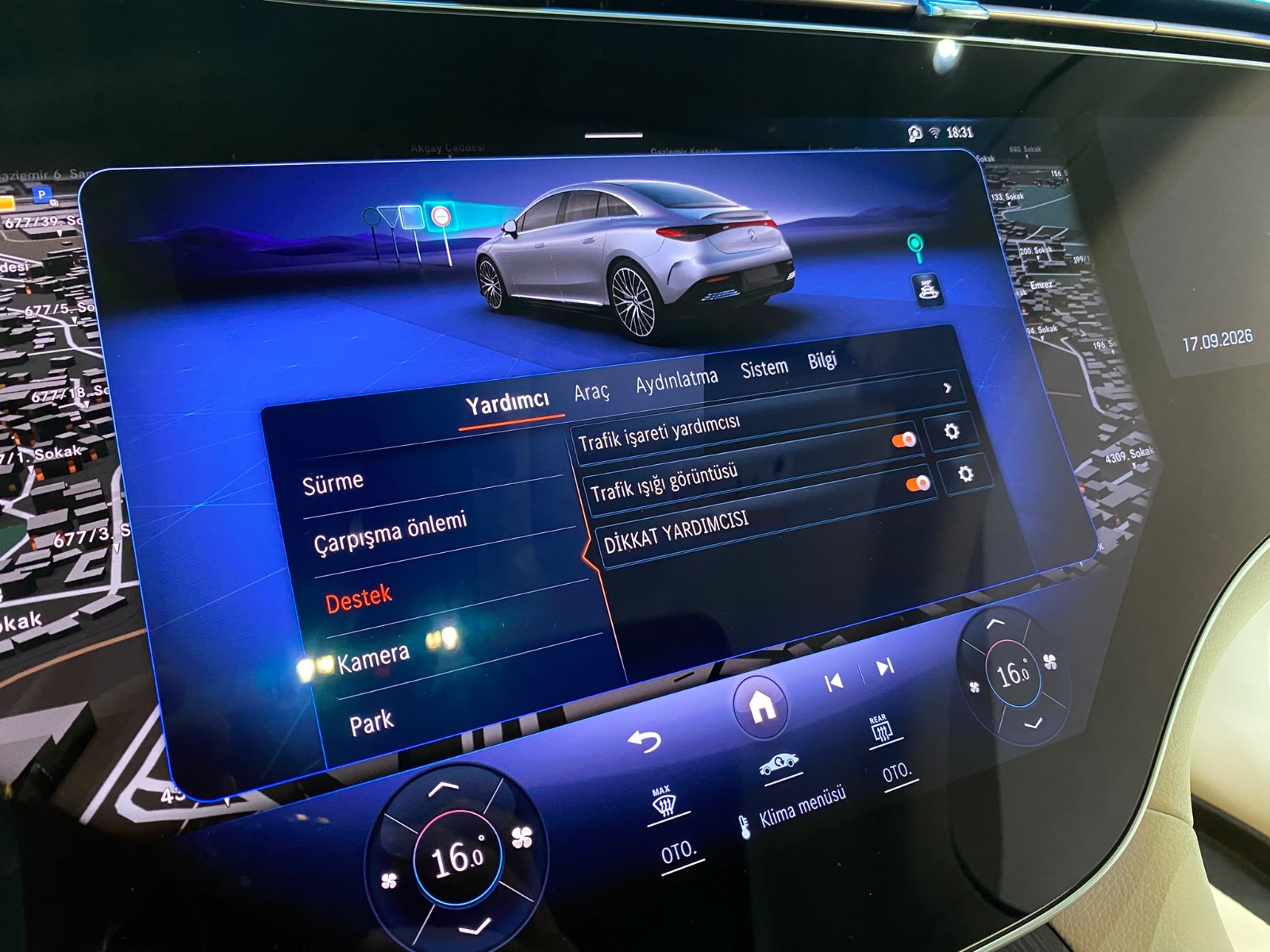 2023 Elektrik Otomatik Mercedes-Benz EQE Gri Gürel Tasarım Aksesuar Otomotiv San. Tic. Ltd. Şti.