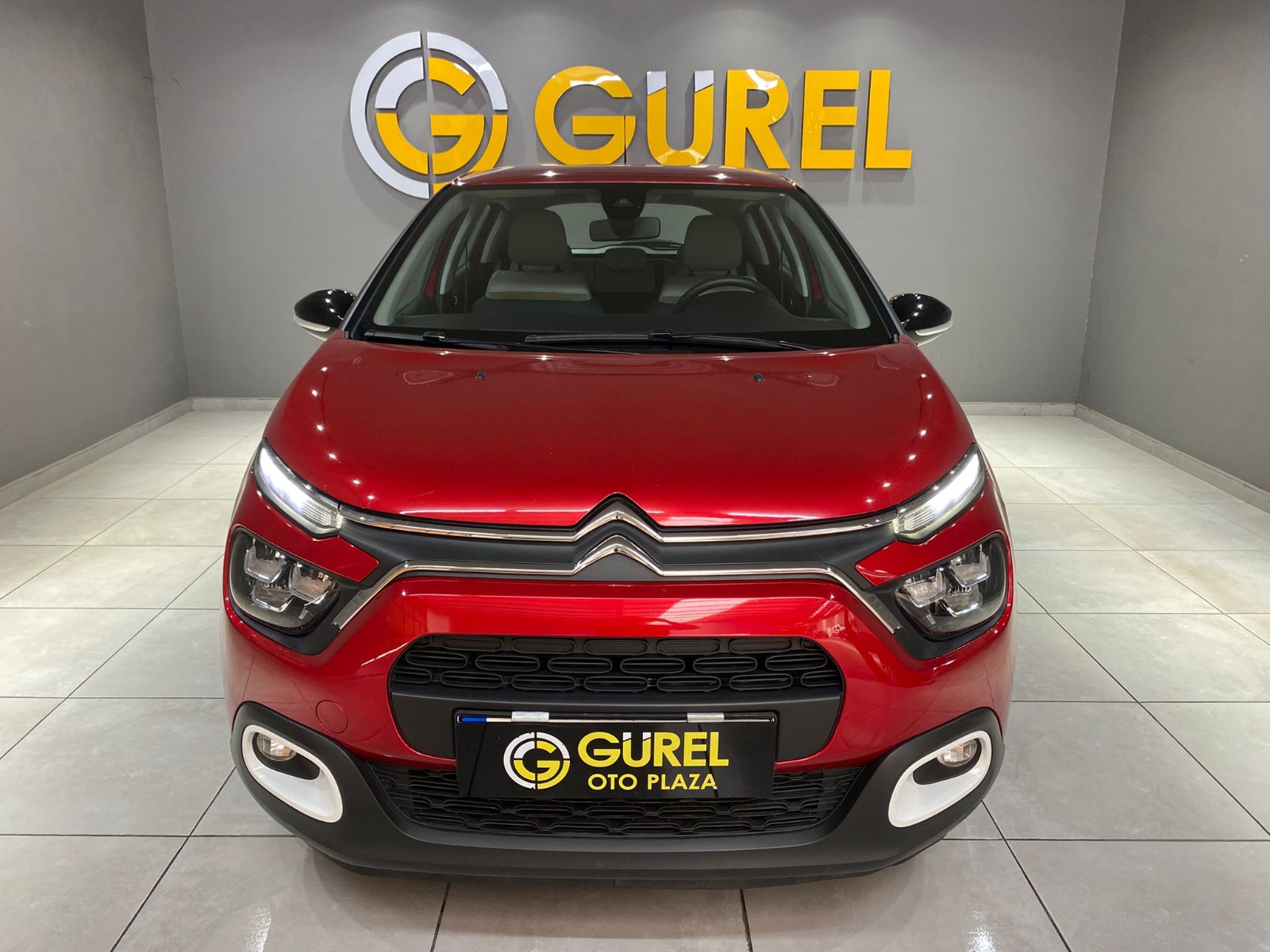 2023 Benzin Otomatik Citroen C3 Kırmızı Gürel Tasarım Aksesuar Otomotiv San. Tic. Ltd. Şti.