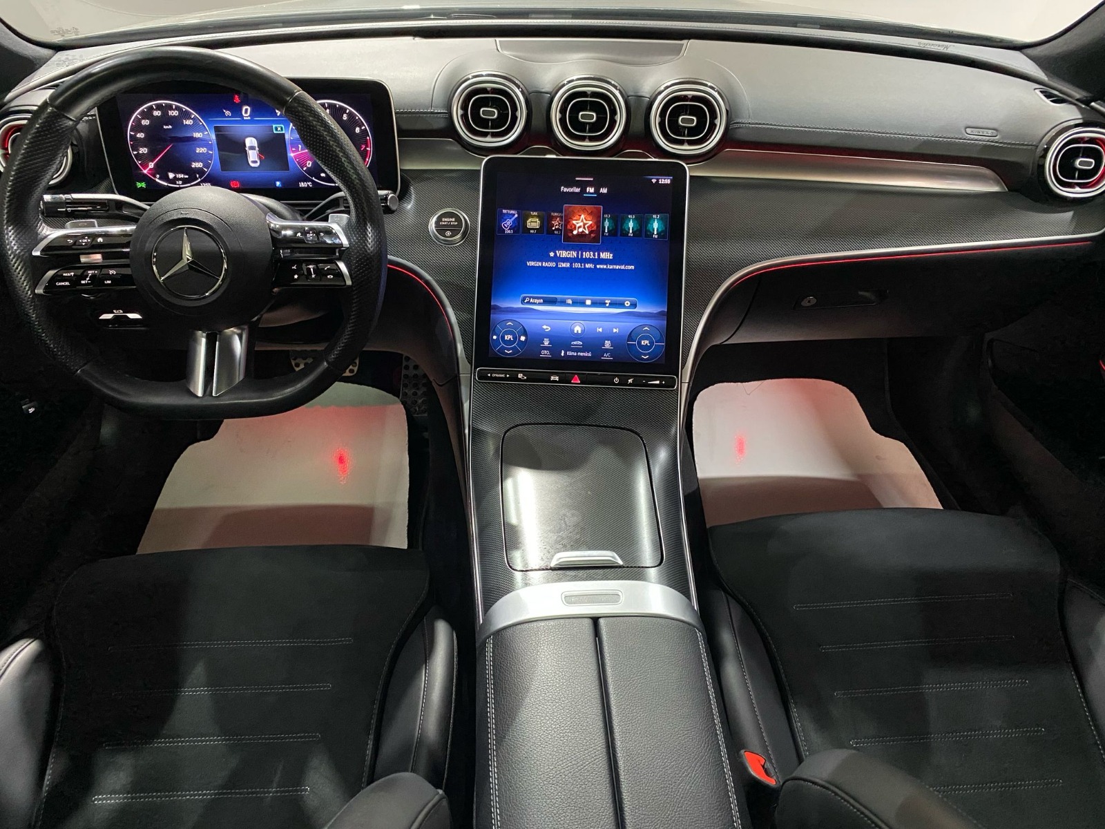 2023 MHEV Otomatik Mercedes-Benz C Gri Gürel Tasarım Aksesuar Otomotiv San. Tic. Ltd. Şti.