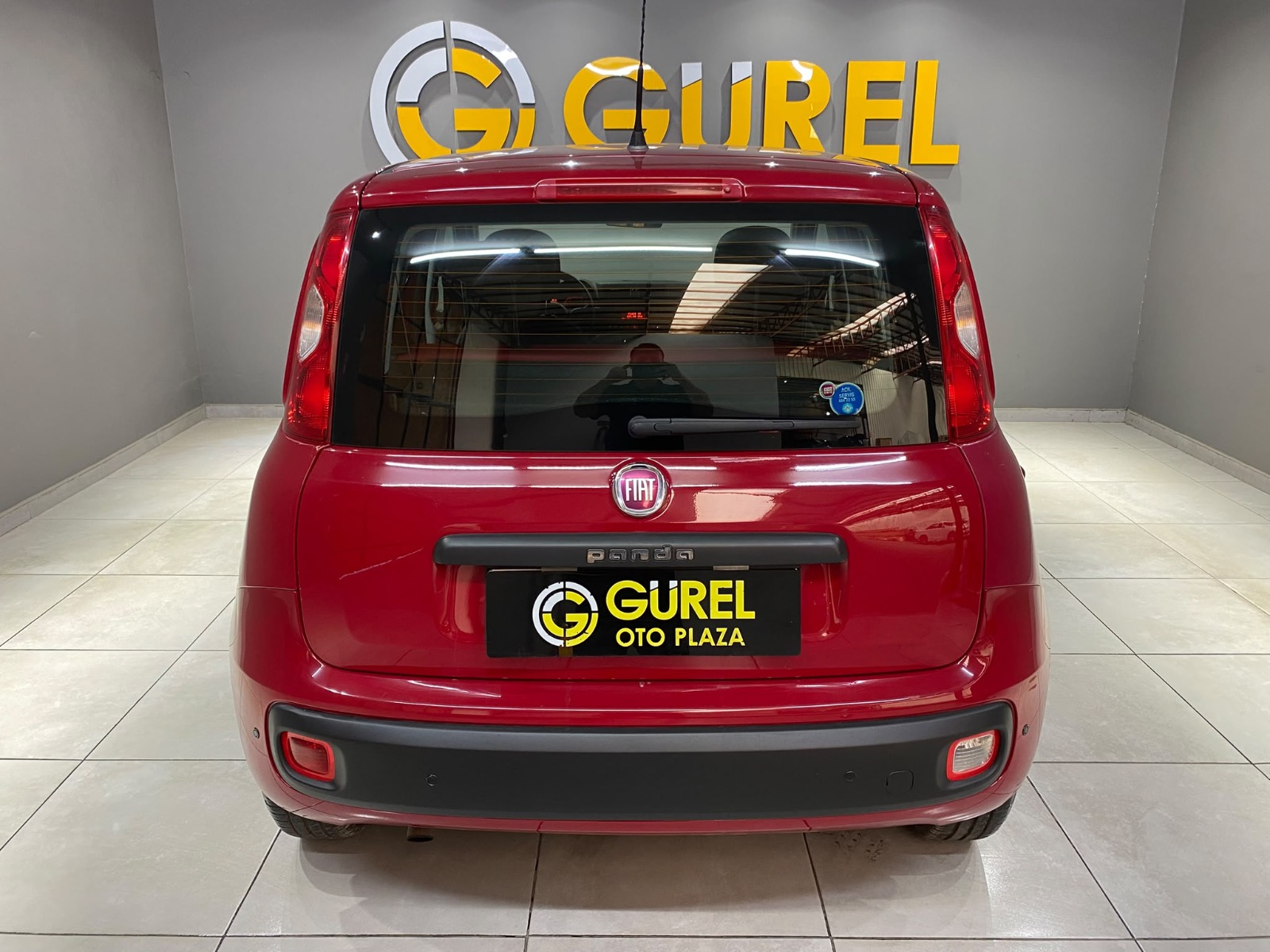 2013 Benzin Otomatik Fiat Panda Kırmızı Gürel Tasarım Aksesuar Otomotiv San. Tic. Ltd. Şti.