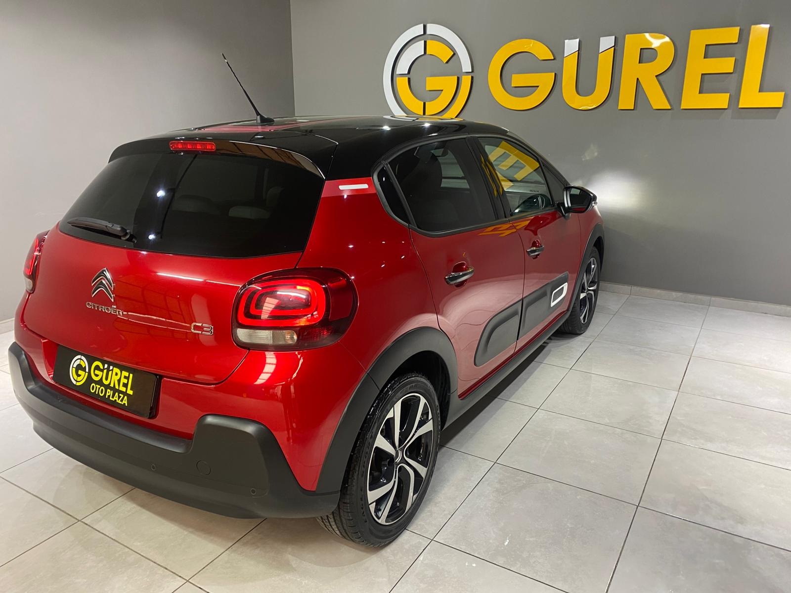 2024 Benzin Otomatik Citroen C3 Kırmızı Gürel Tasarım Aksesuar Otomotiv San. Tic. Ltd. Şti.